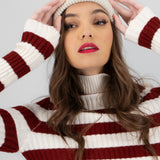 Beanie jaspe lurex