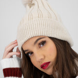 Beanie jaspe lurex