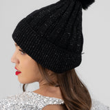 Beanie jaspe lurex