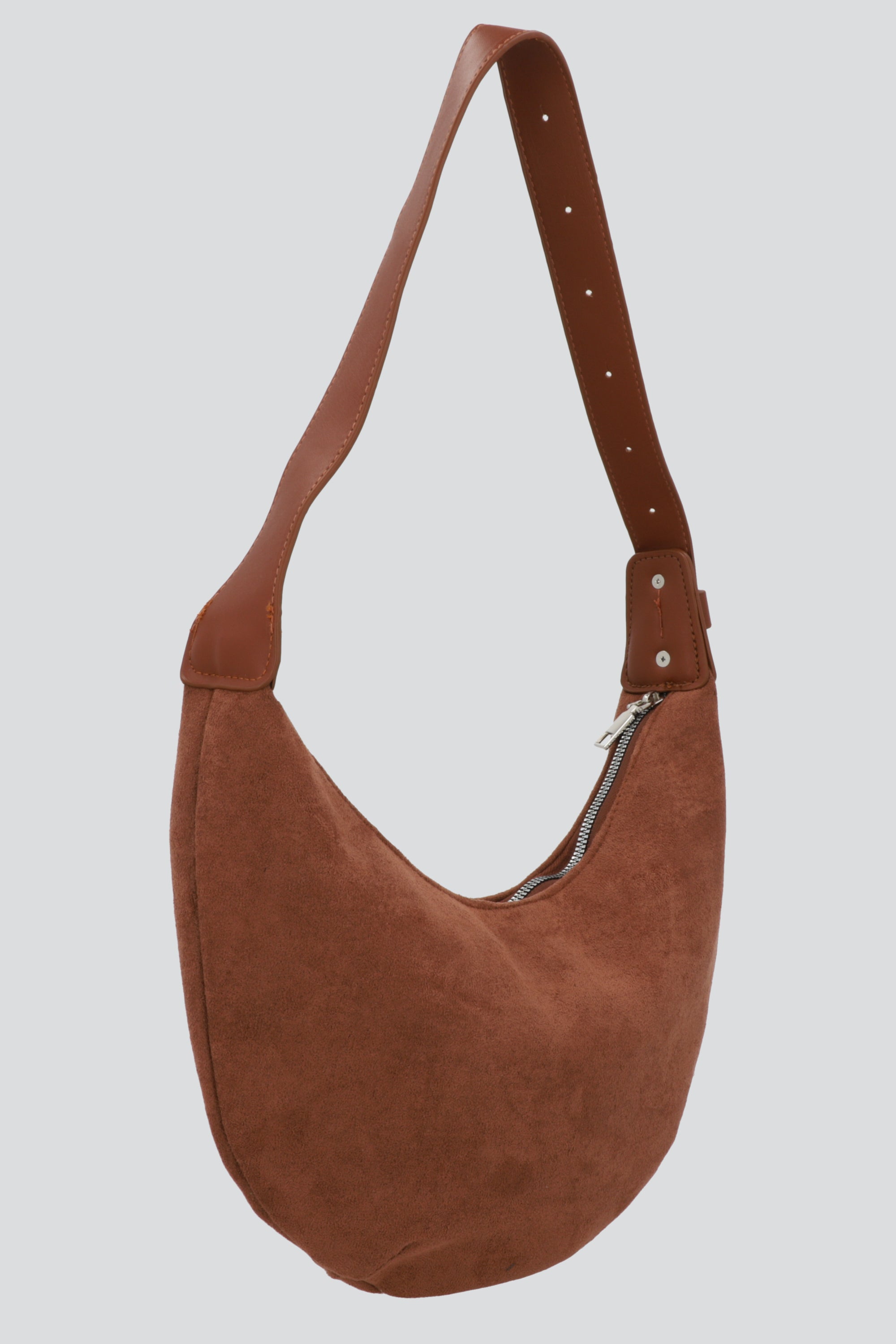 Bolsa luna suede CAFE