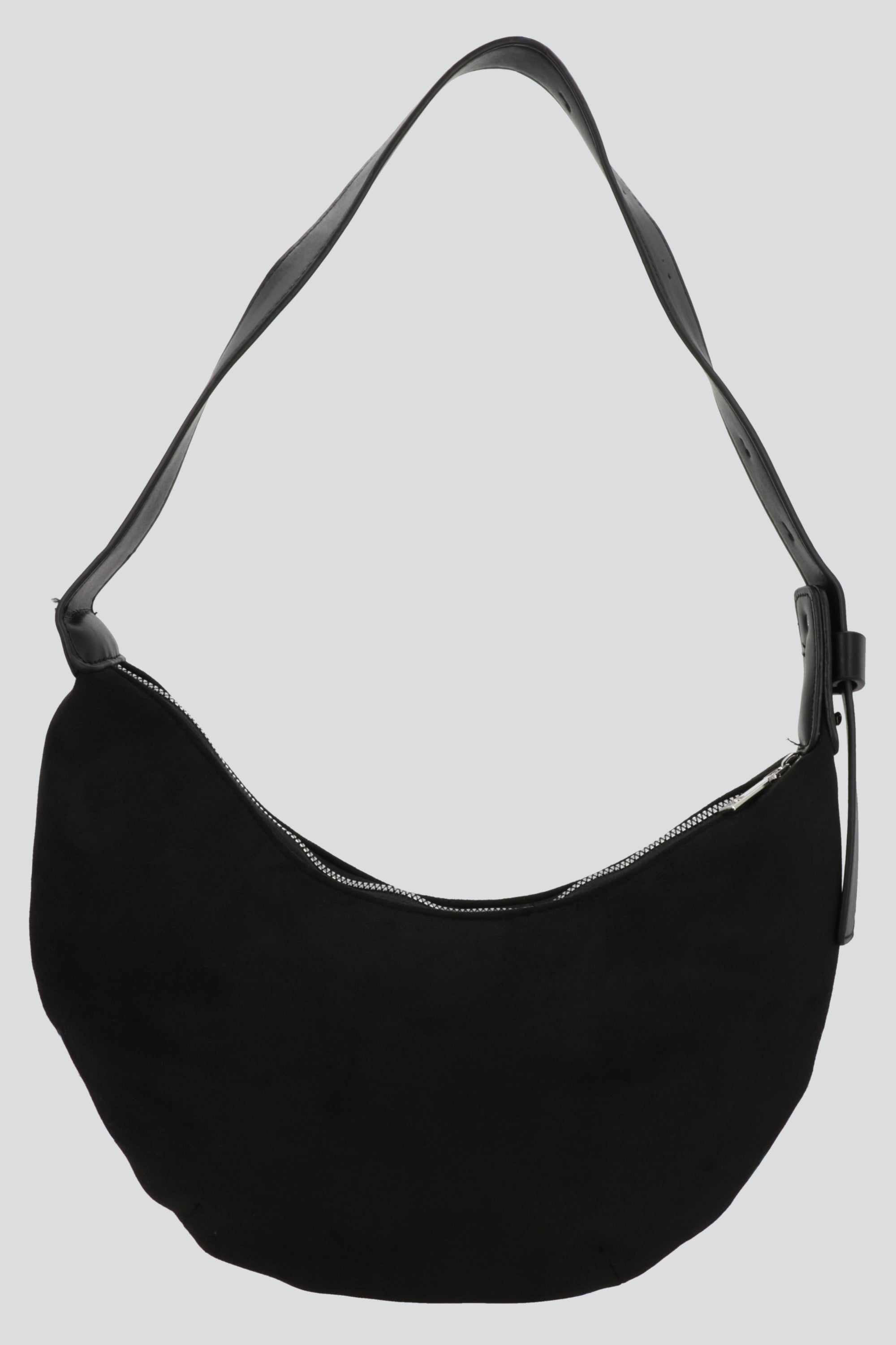 Bolsa luna suede NEGRO