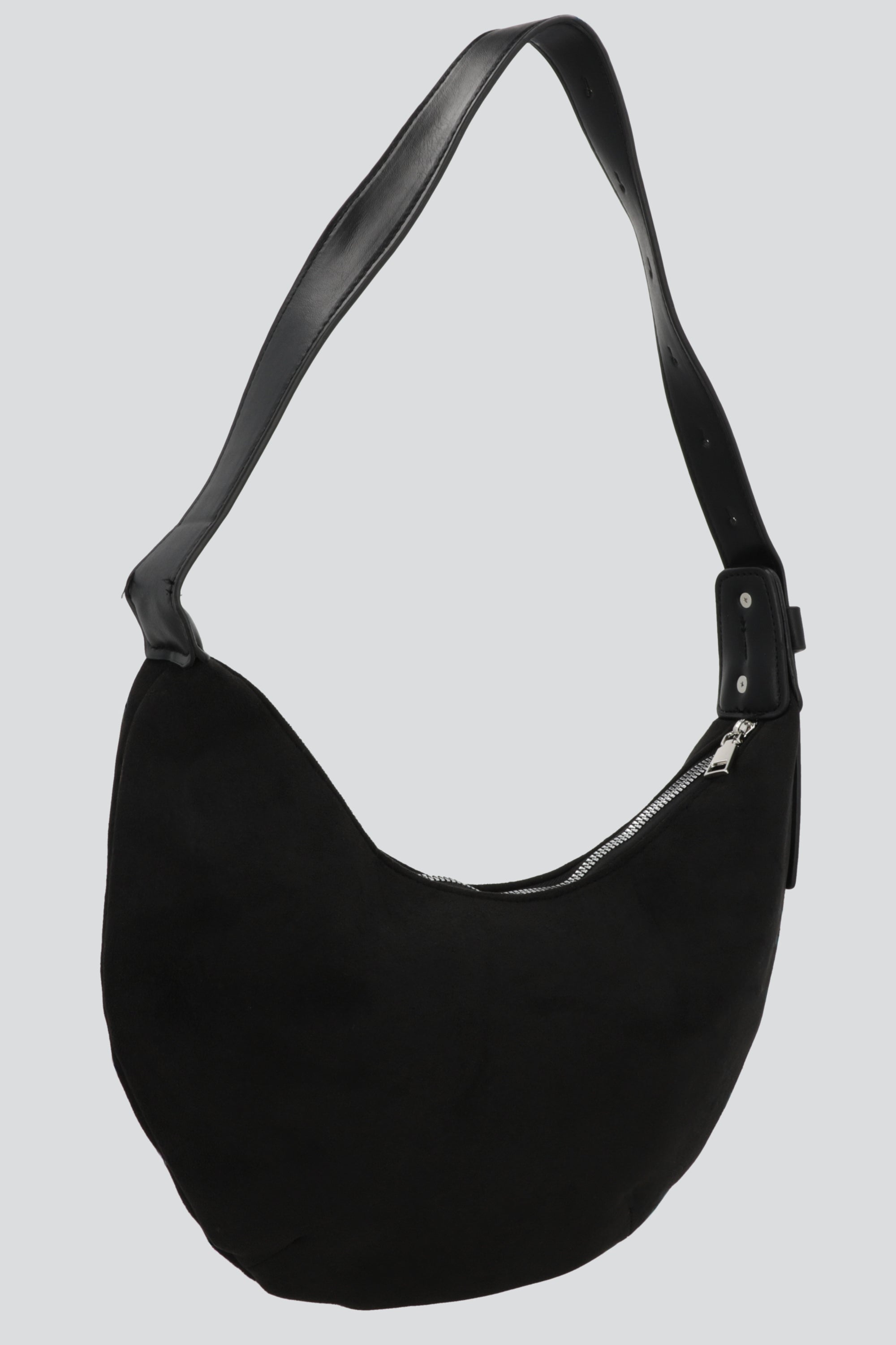 Bolsa luna suede NEGRO