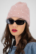 Beanie detalle perlas