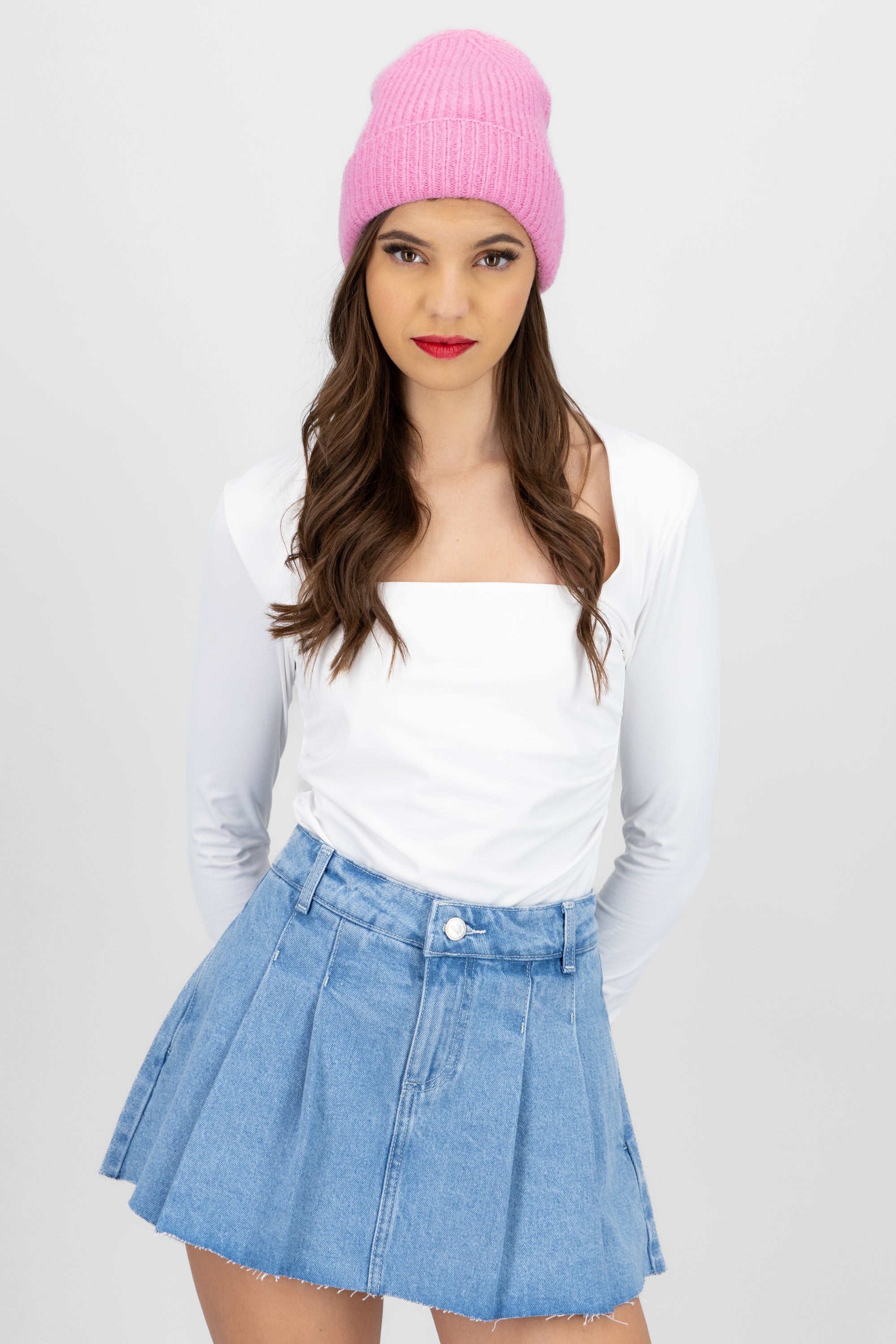 Beanie sencillo color ROSA