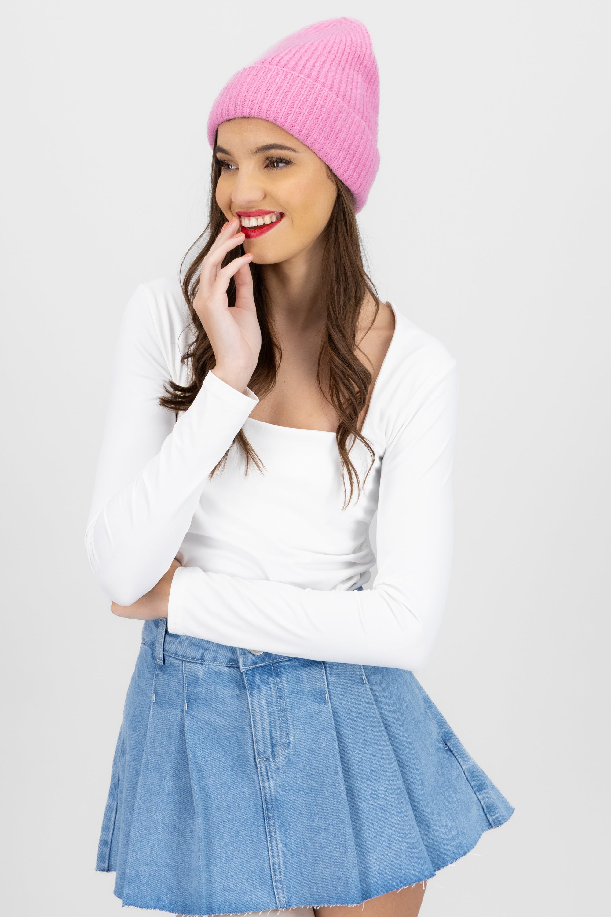 Beanie sencillo color ROSA