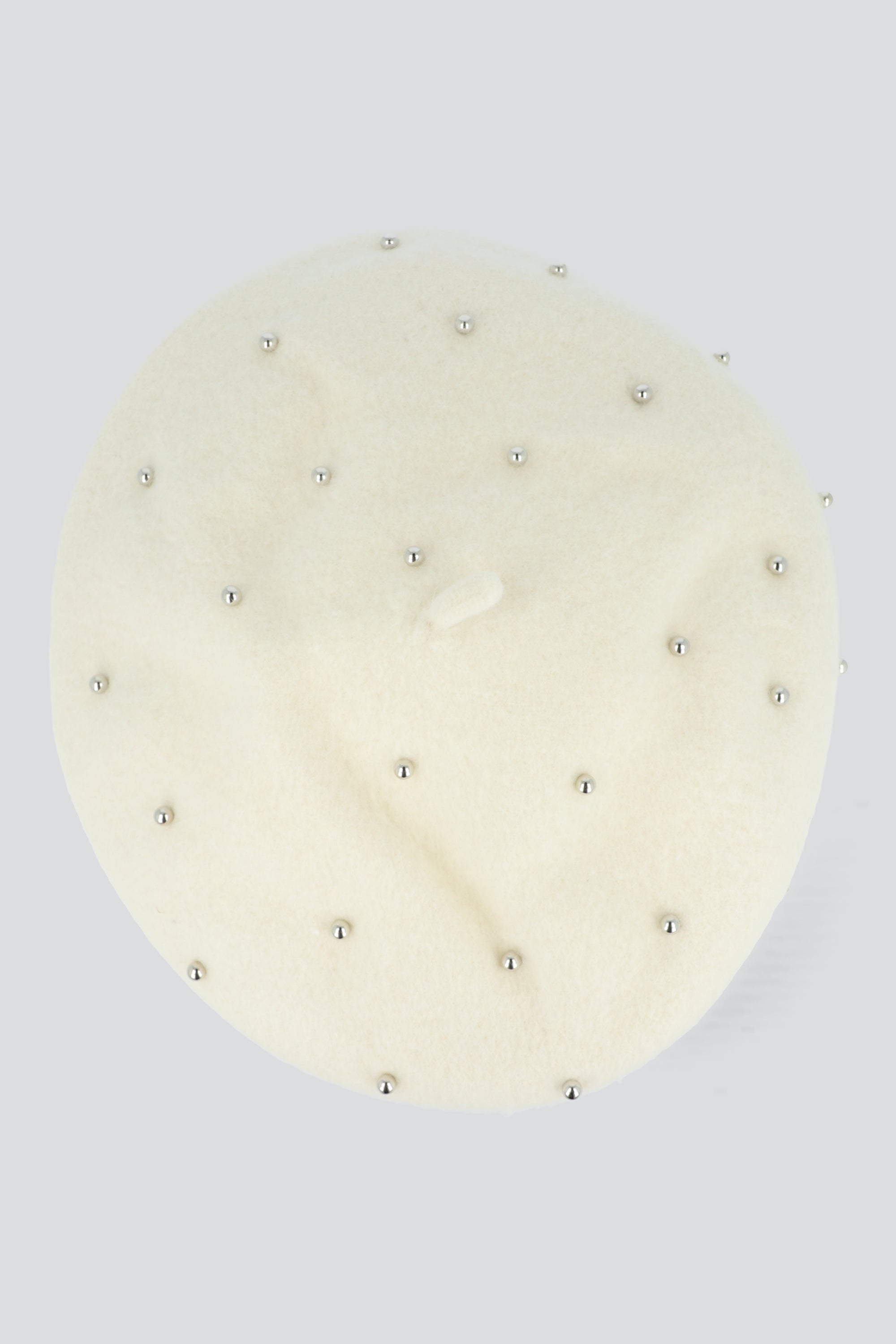 Boina perlas metalica BEIGE
