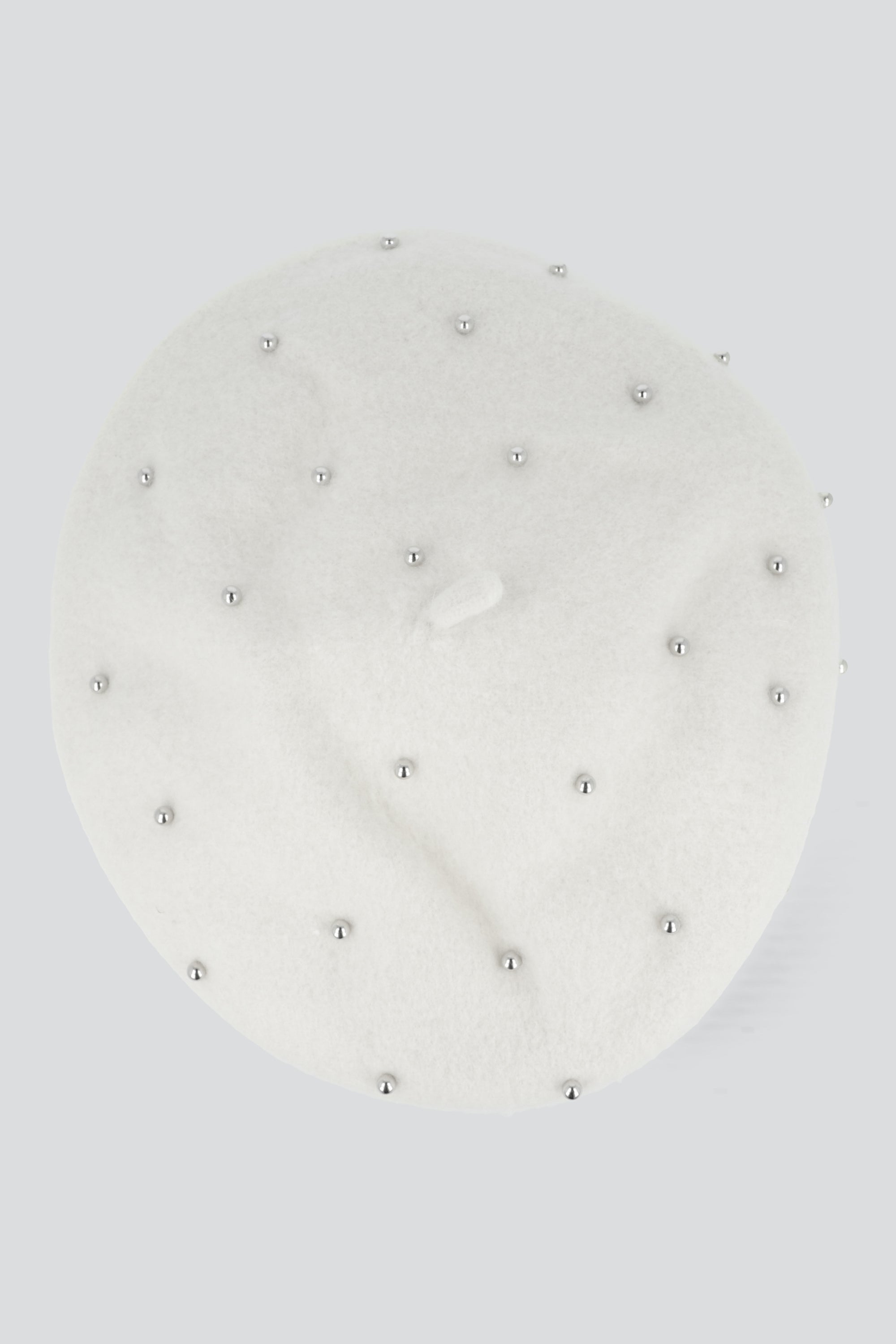 Boina perlas metalica BEIGE