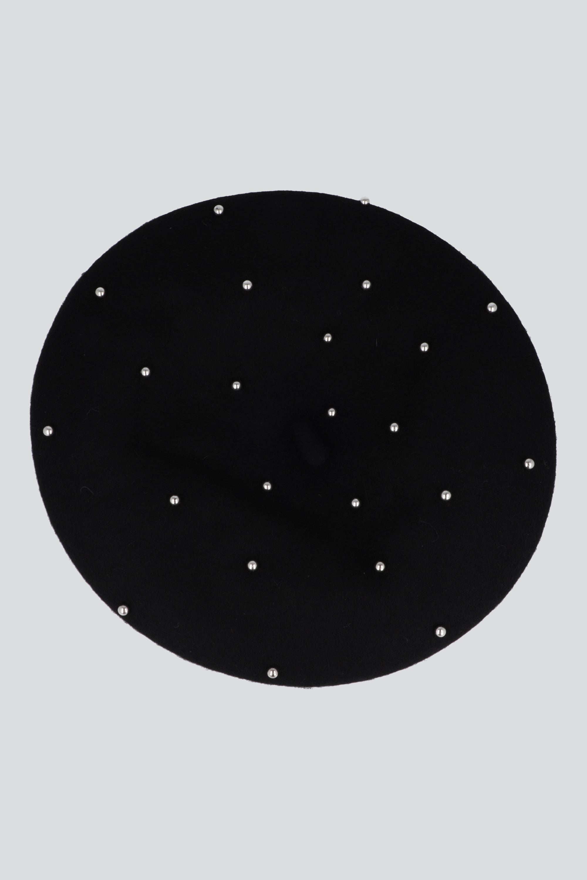 Boina perlas metalica NEGRO