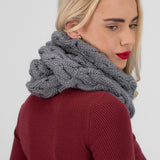 Bufanda cuello trenzado