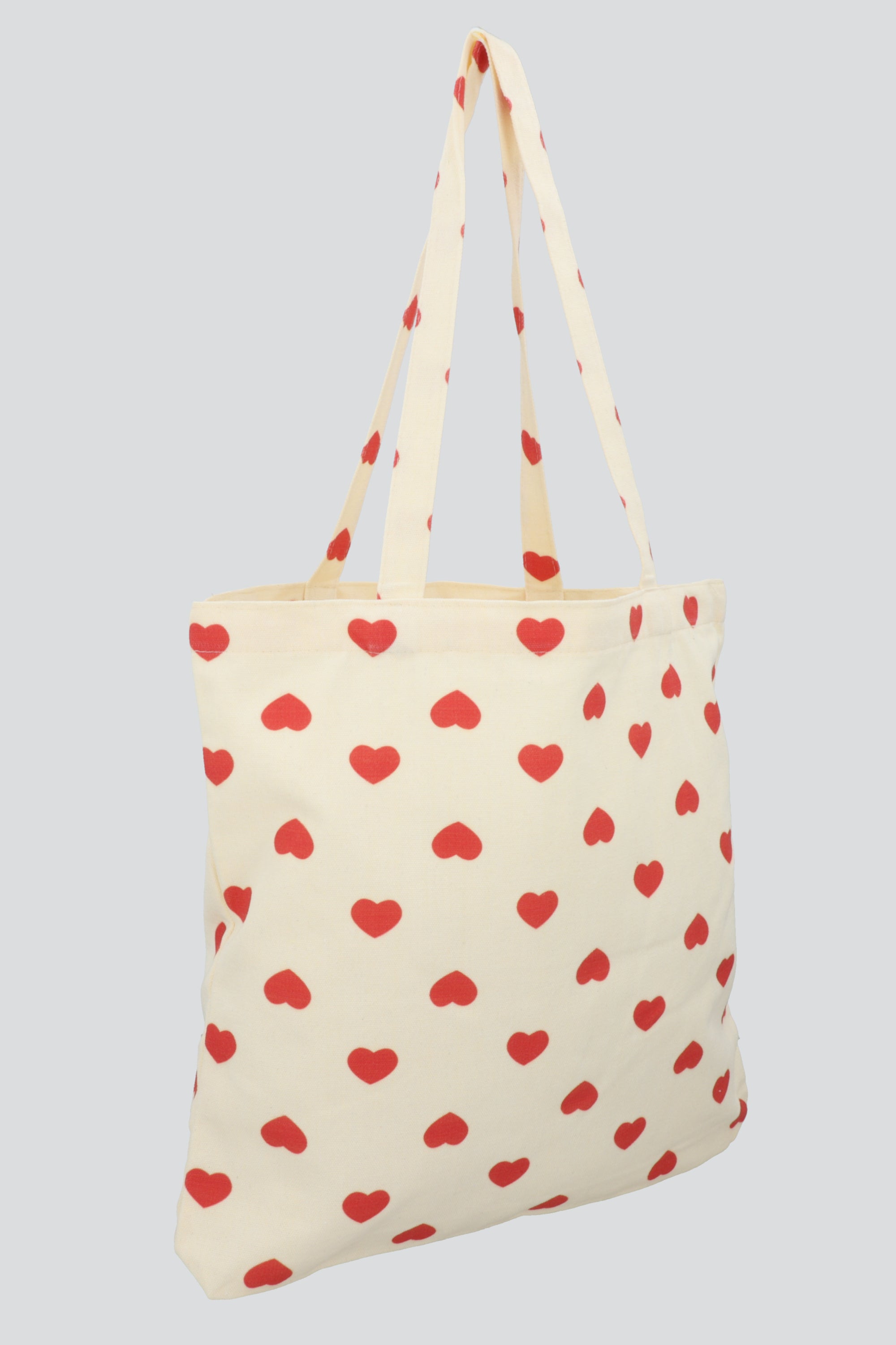Bolsa tote corazones ROJO