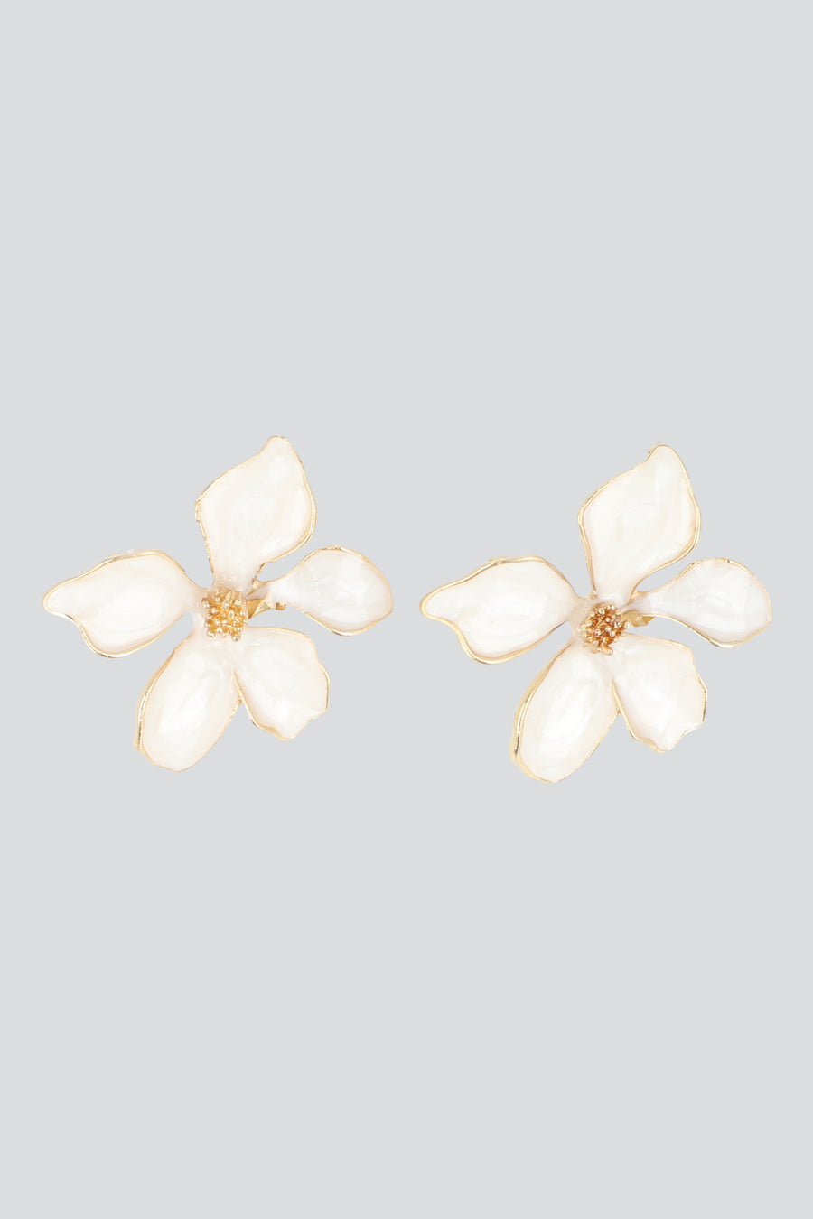 ARETES FLOR ESMALTADA