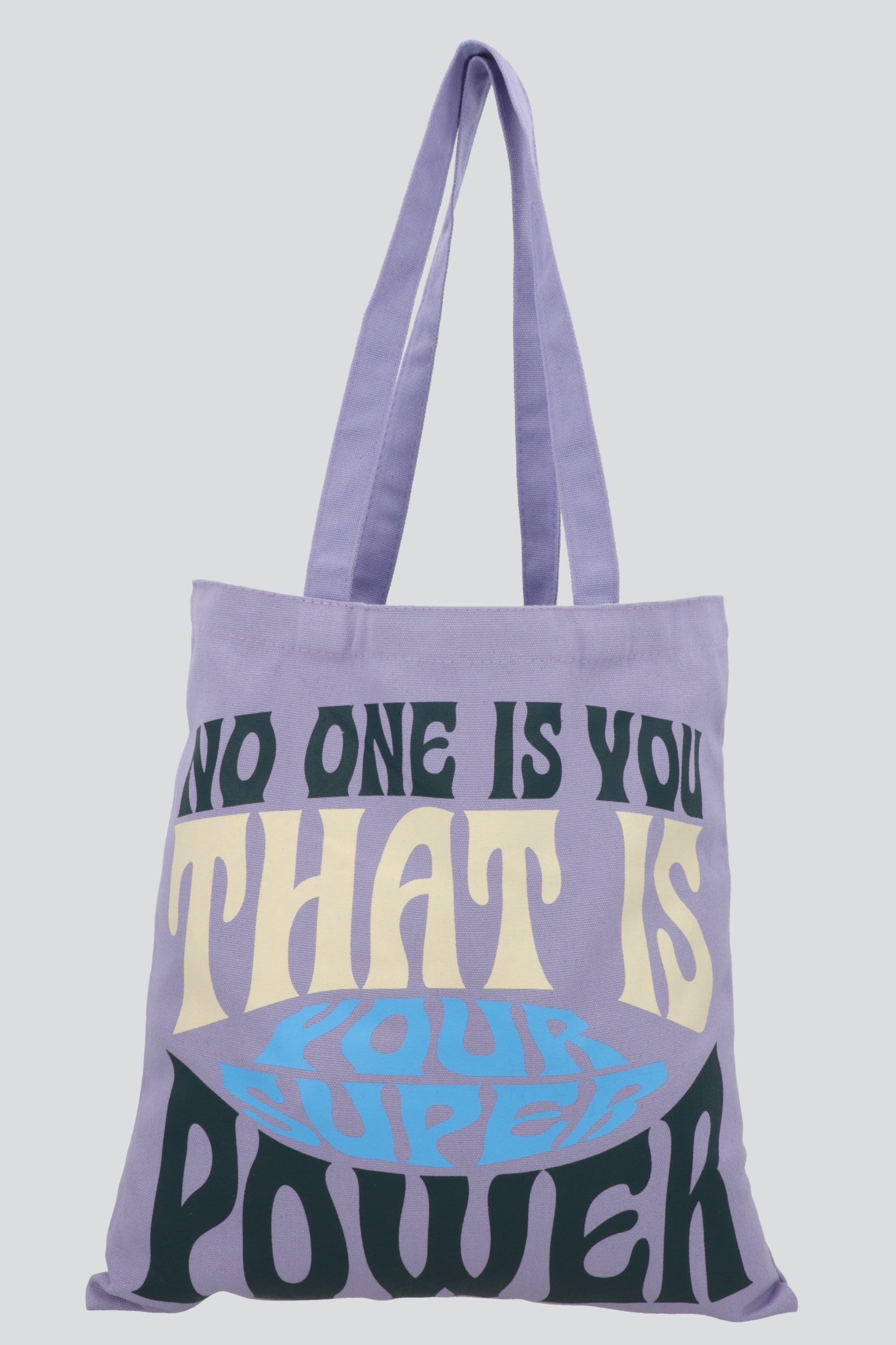 Bolsa tote no one is you MORADO