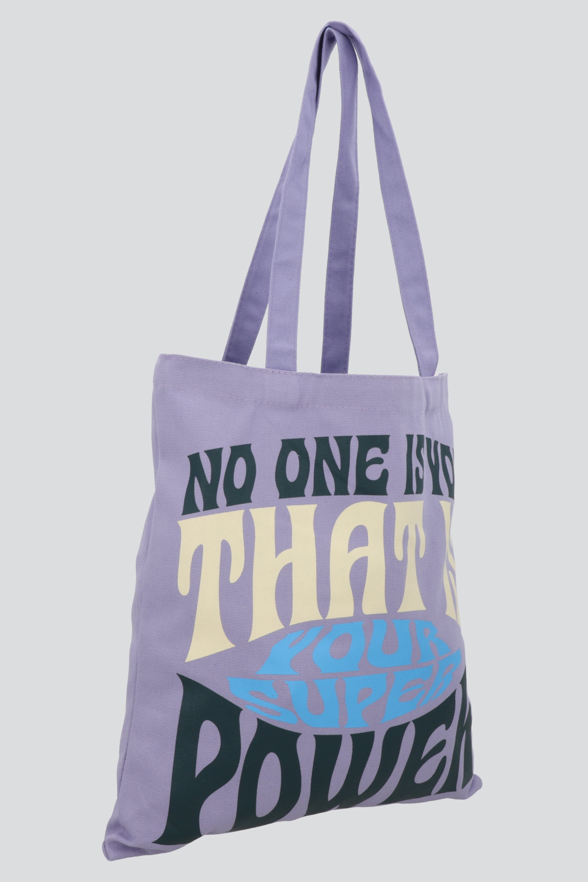Bolsa tote no one is you MORADO