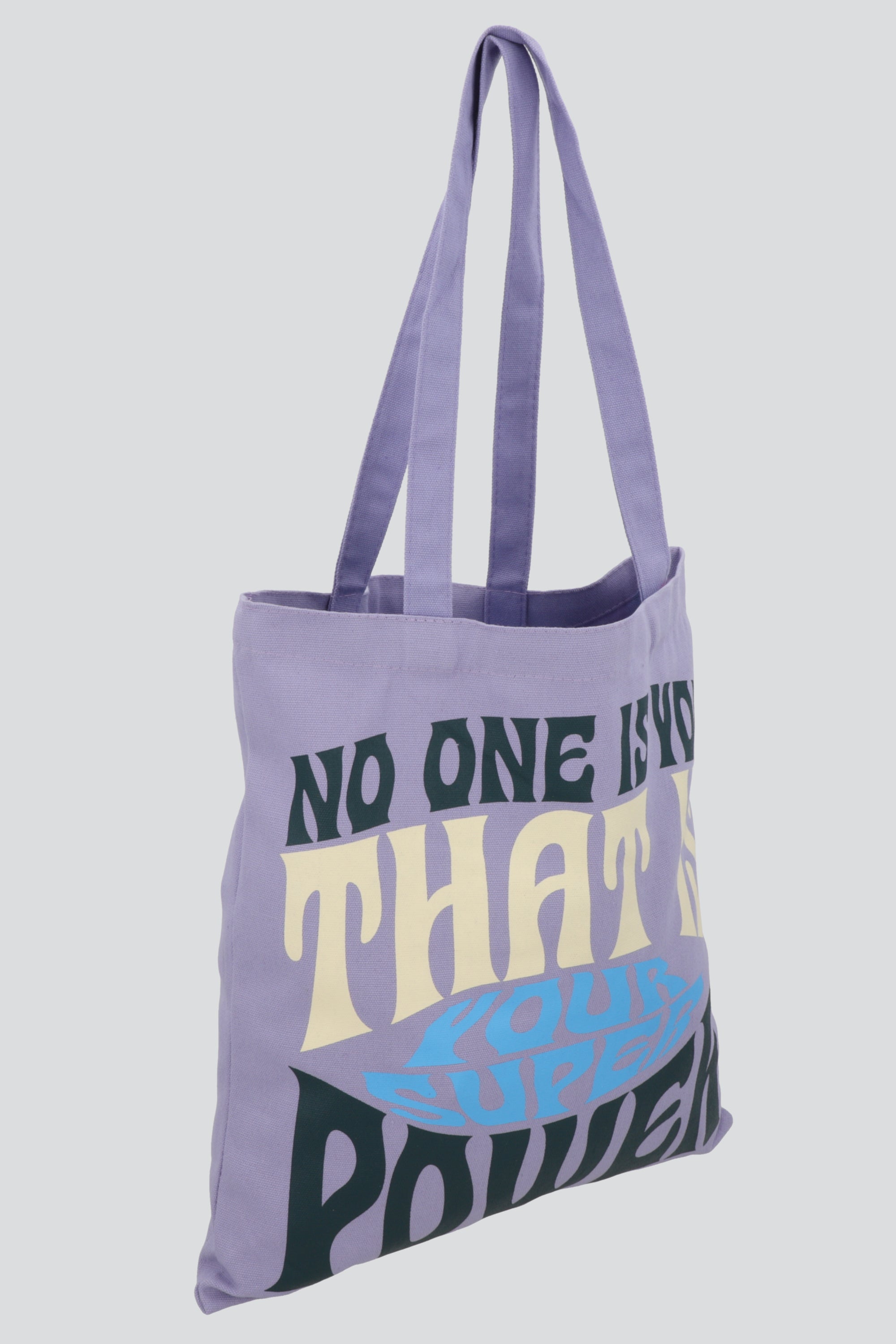 Bolsa tote no one is you MORADO