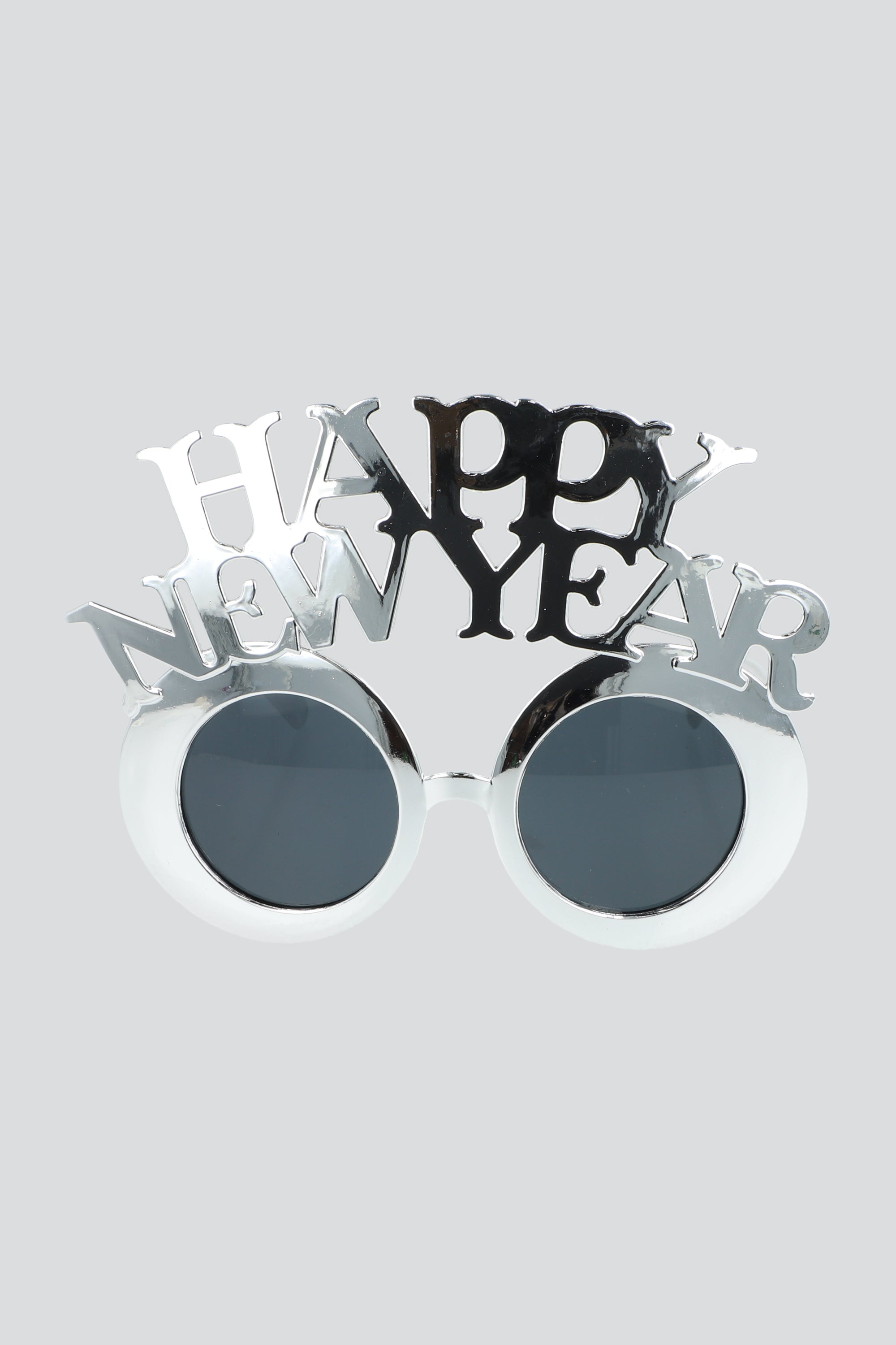 Lentes happy new year PLATA