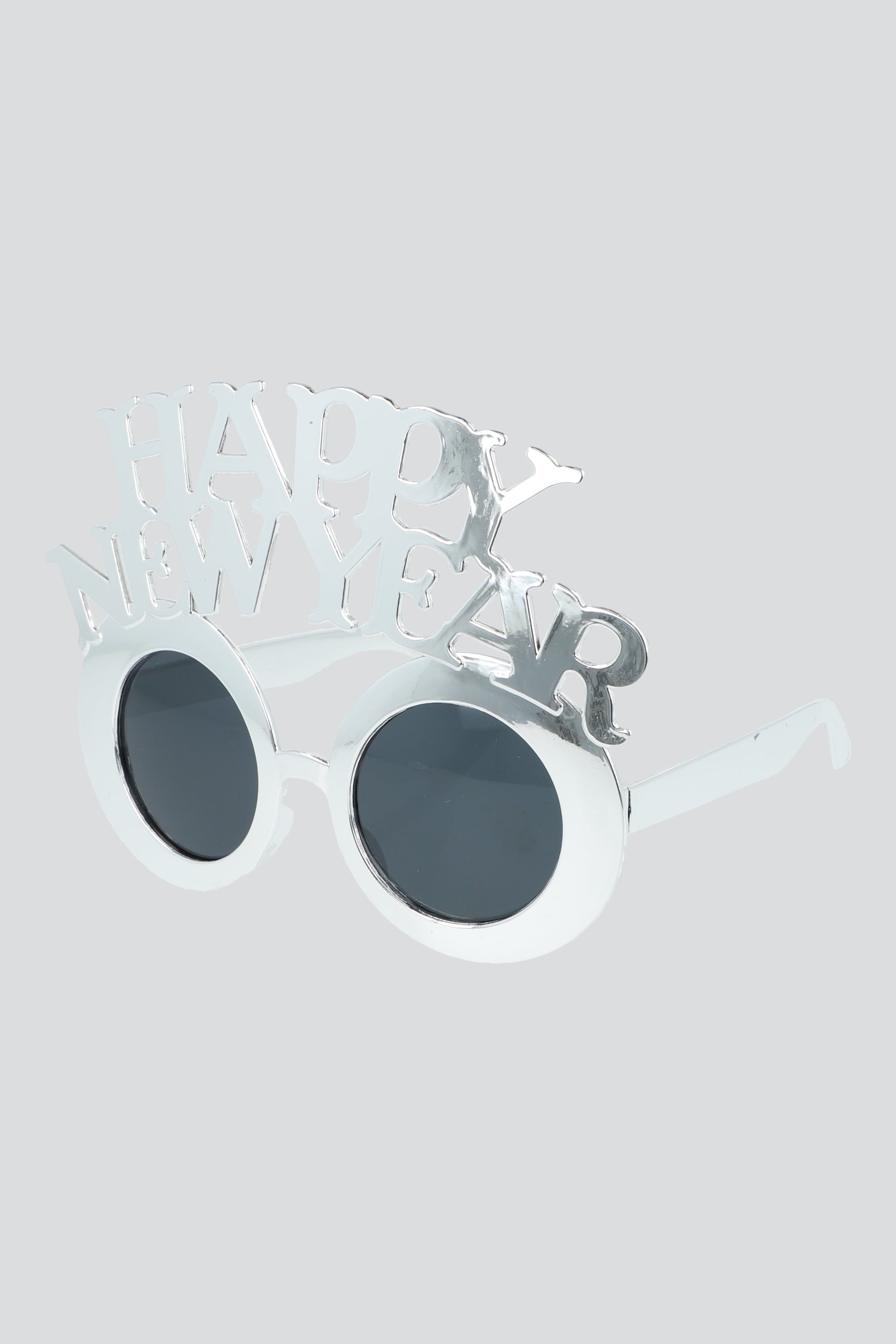 Lentes happy new year PLATA