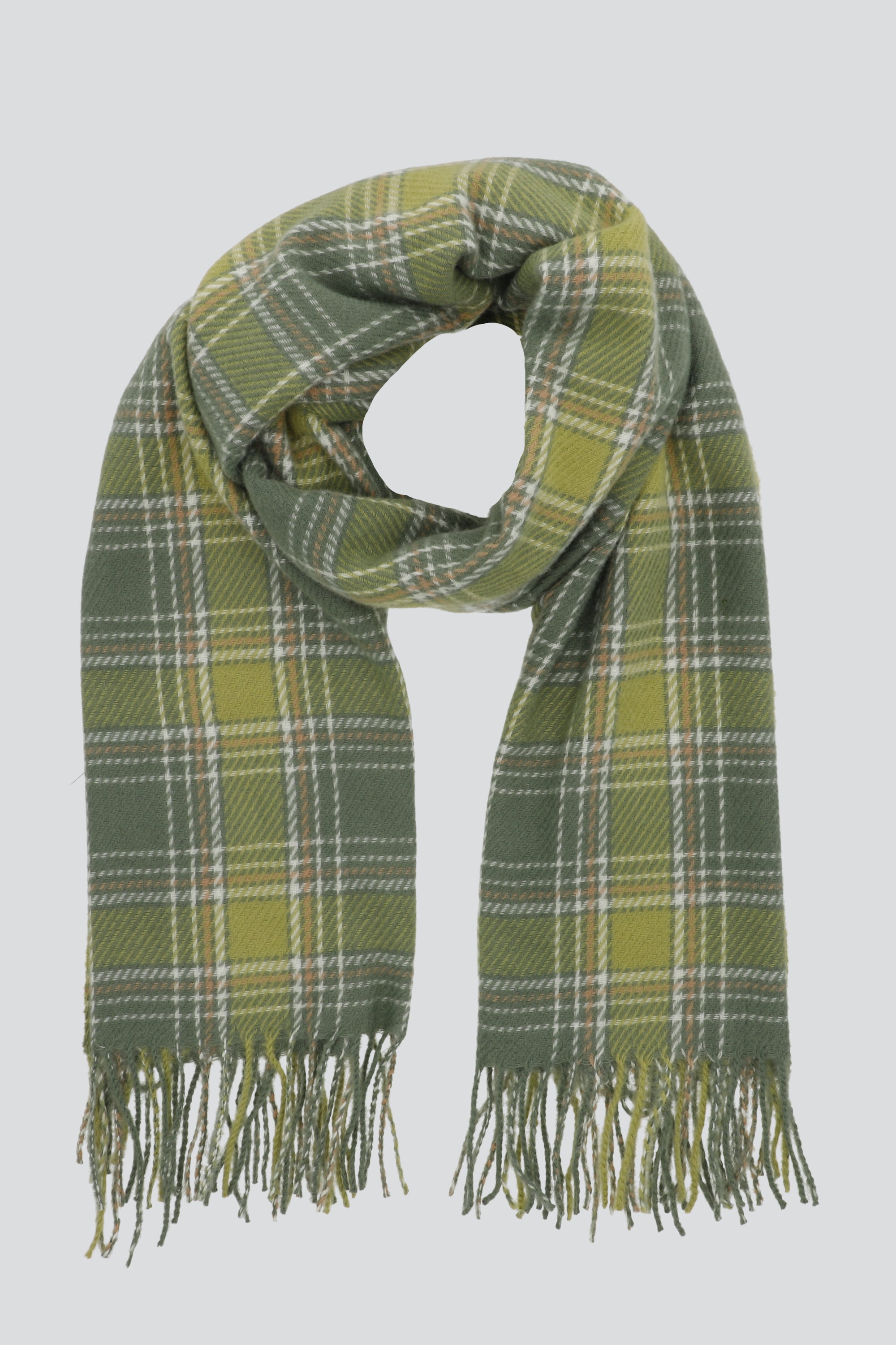Bufanda cuadros linea VERDE