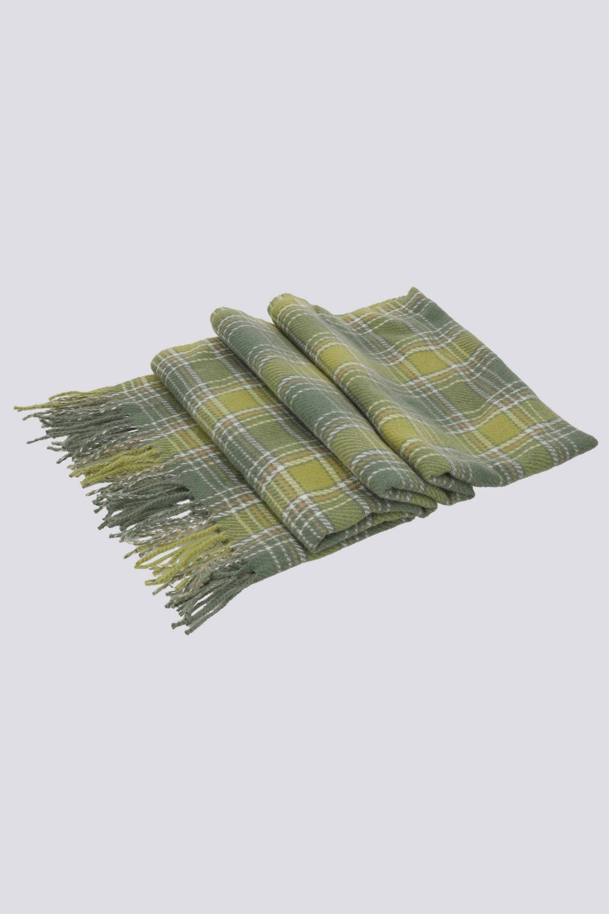 Bufanda cuadros linea VERDE