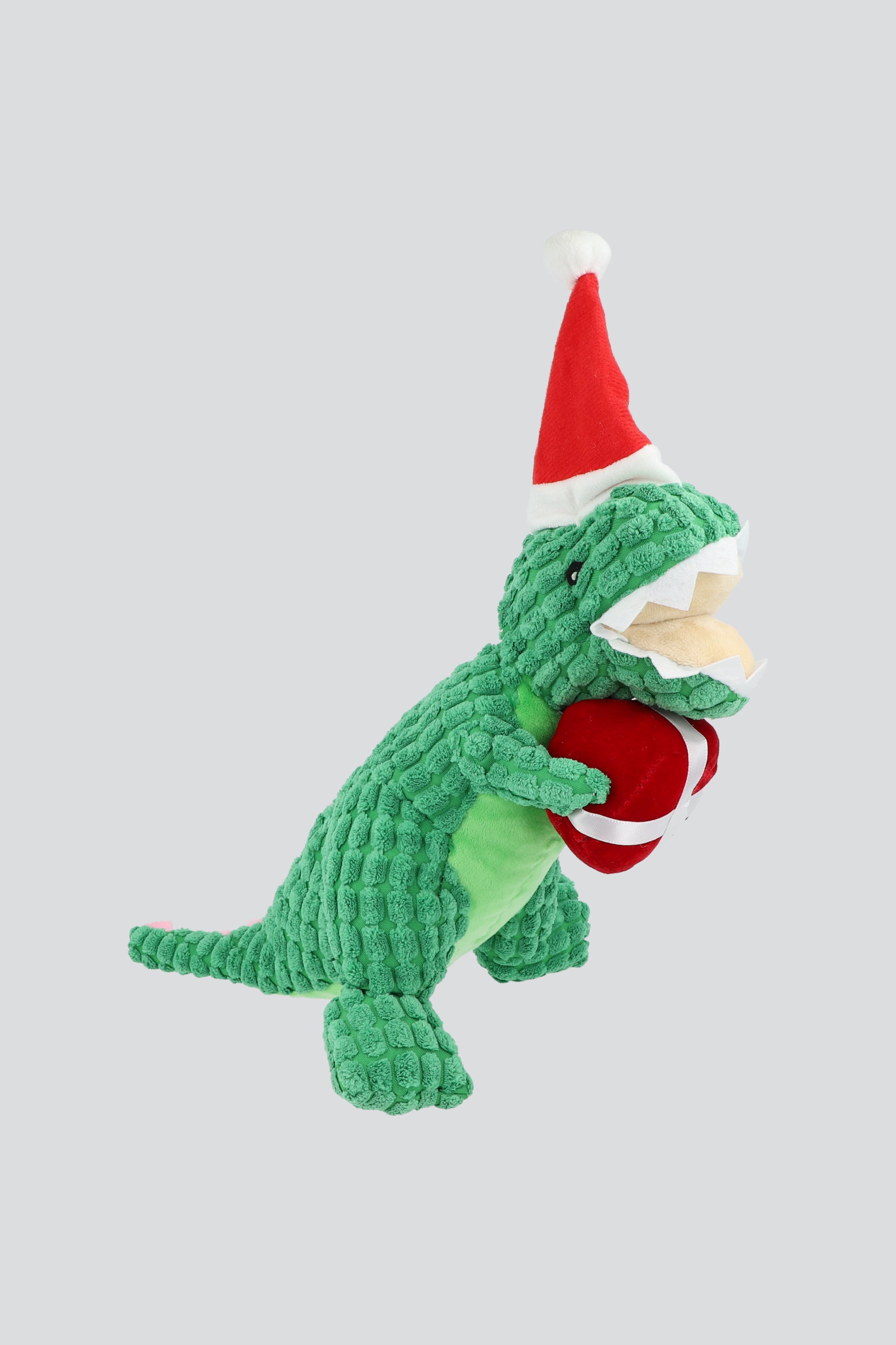 Juguete mascota dino navideño VERDE