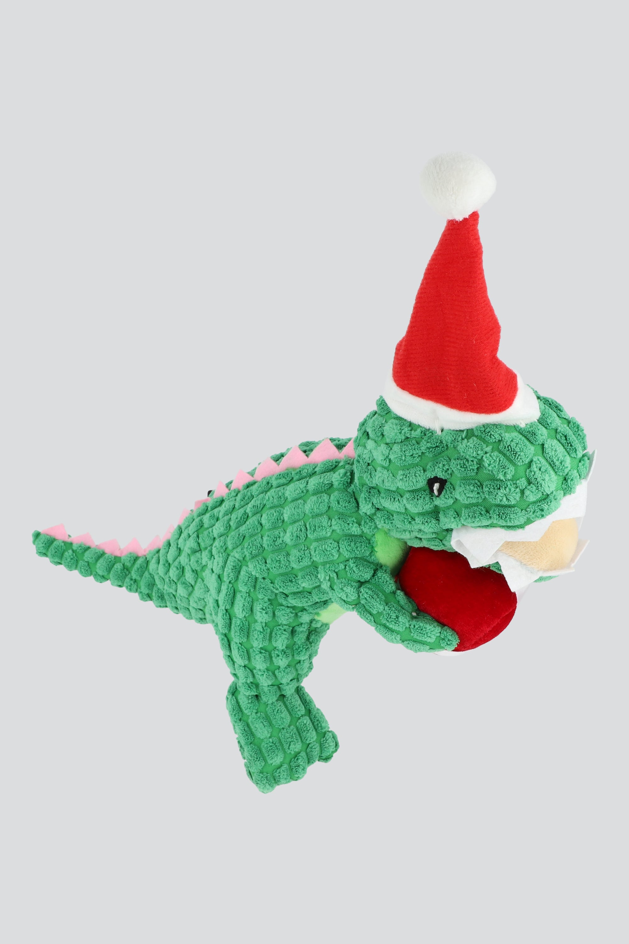Juguete mascota dino navideño VERDE