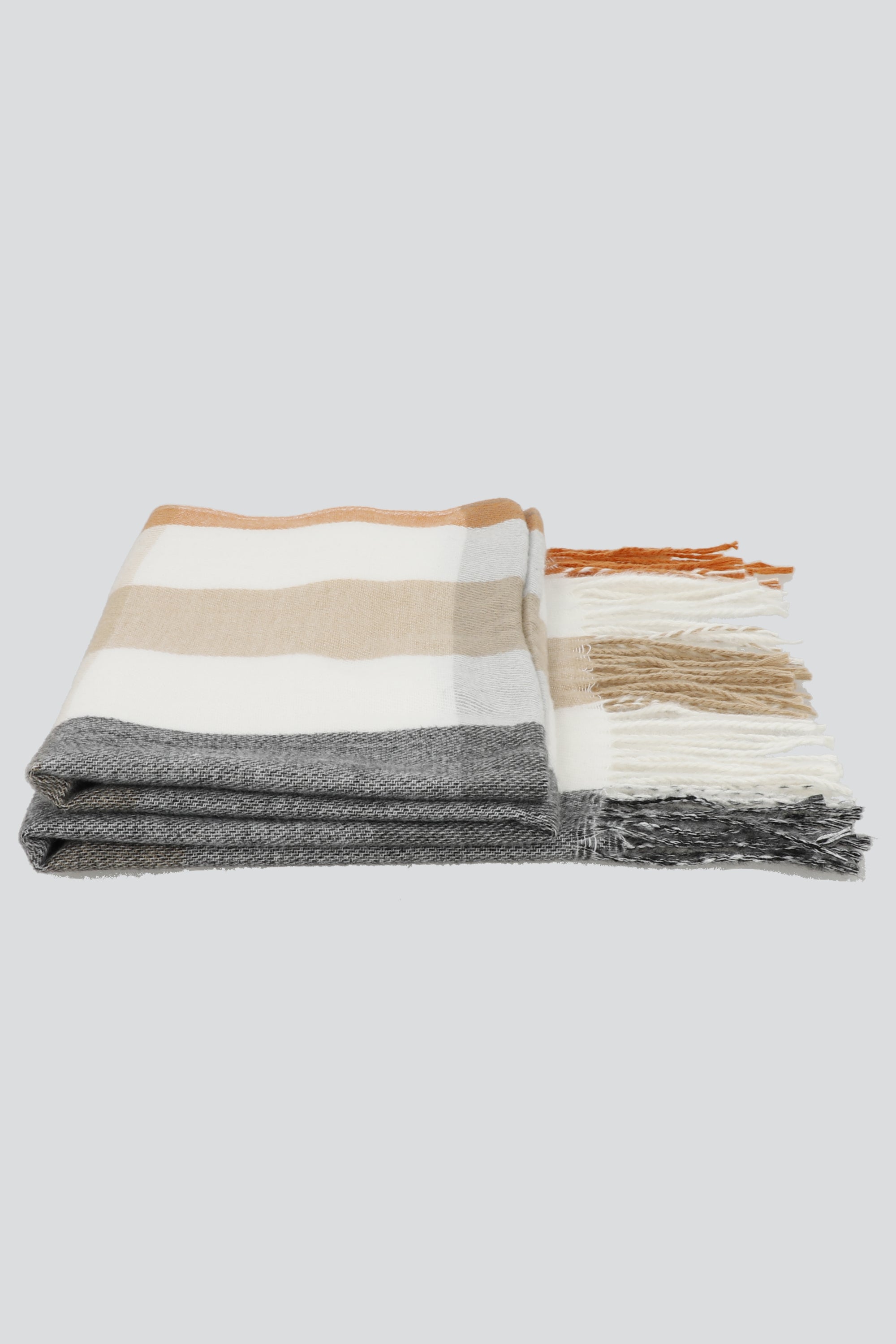 Bufanda mega cuadros BEIGE