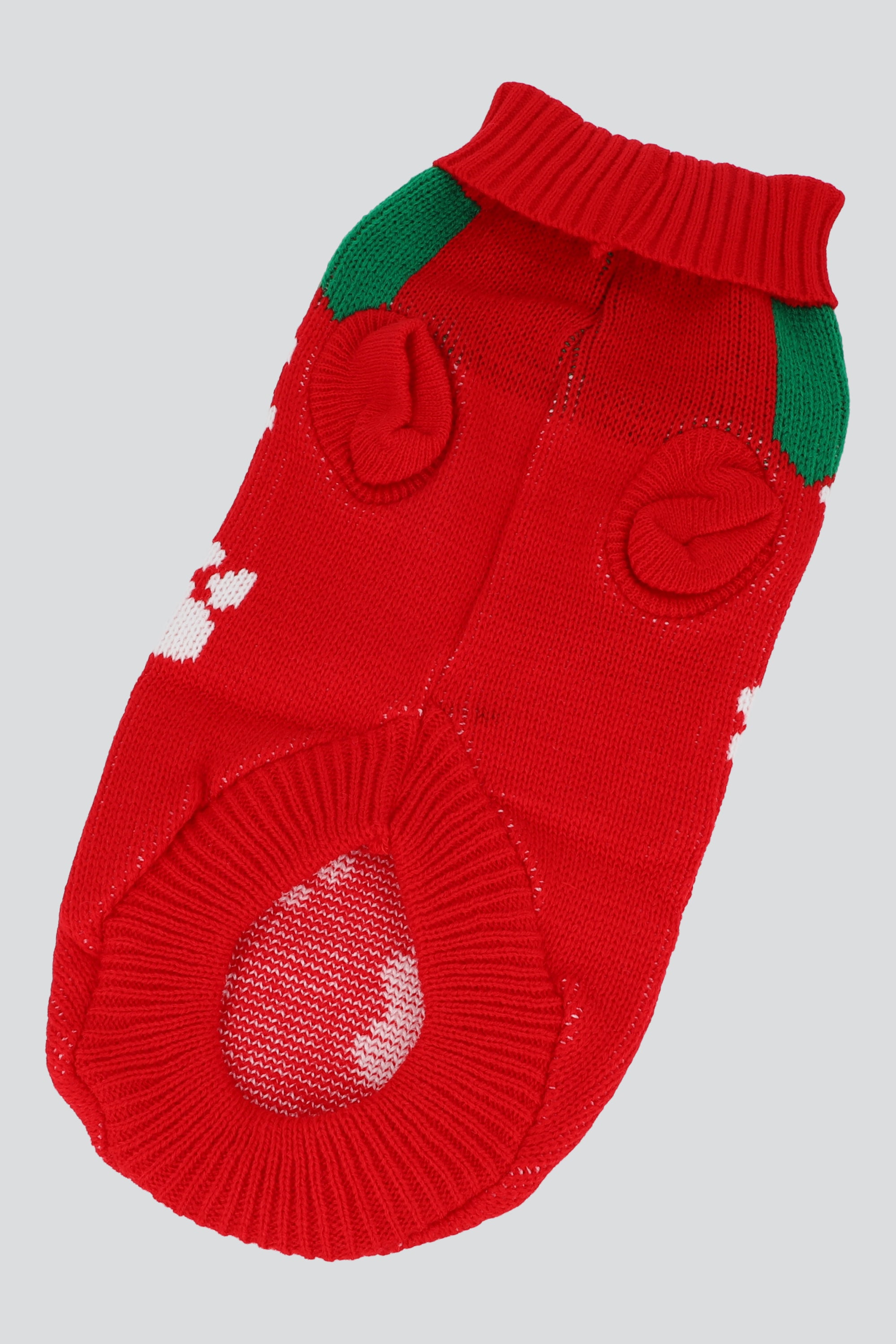 Sueter mascota huellitas ROJO