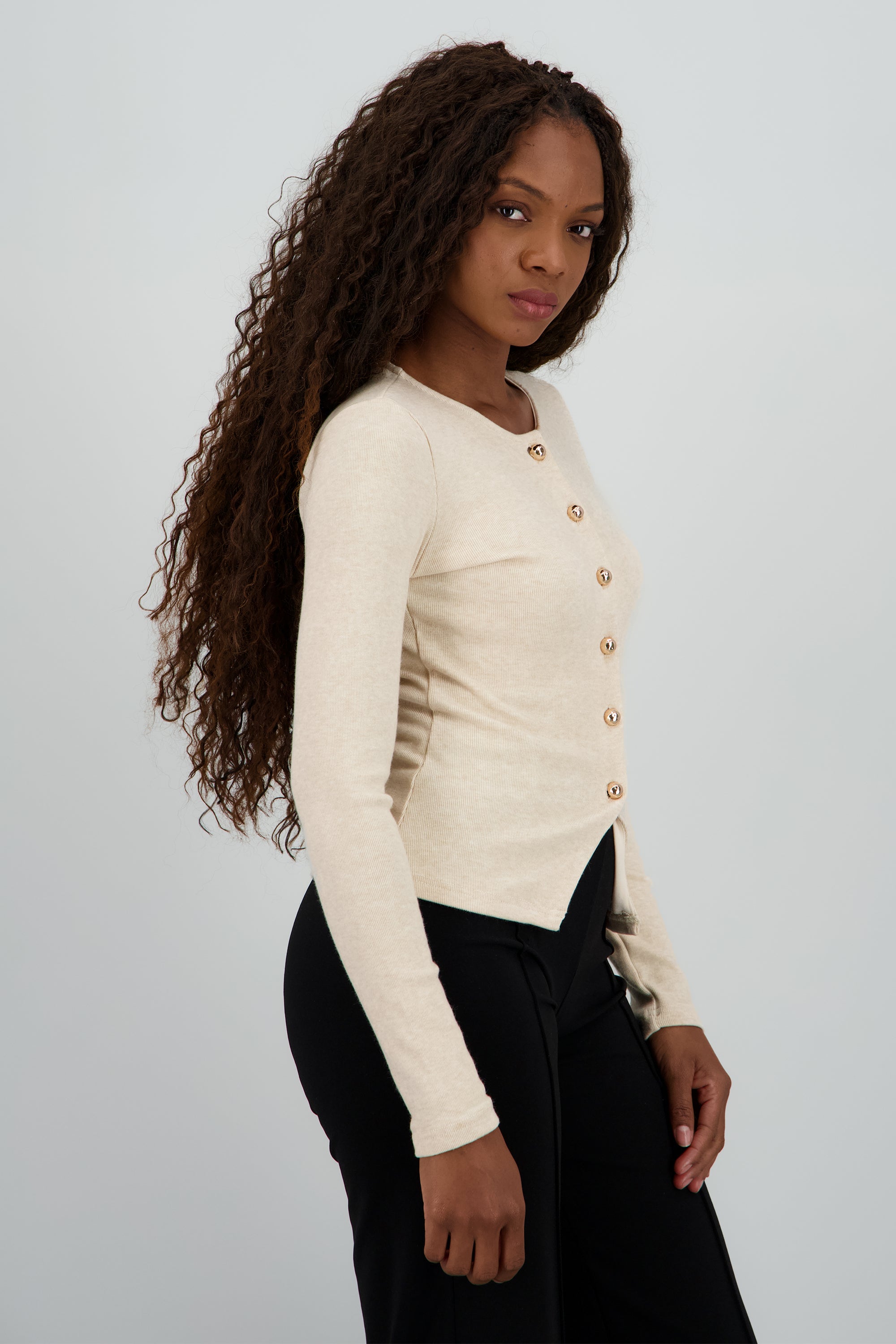 Cardigan tacto super suave HUESO