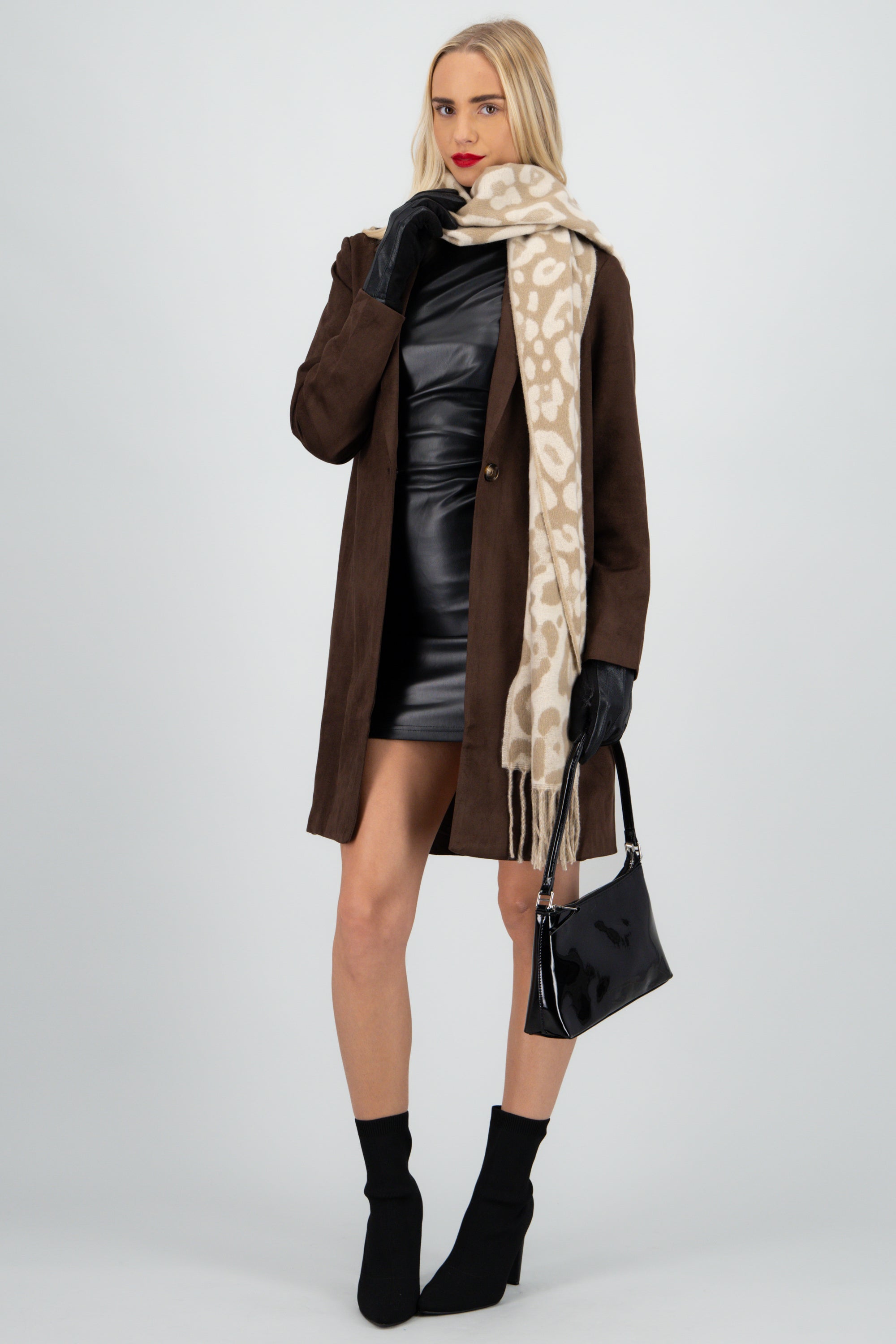 Bufanda animal print BEIGE