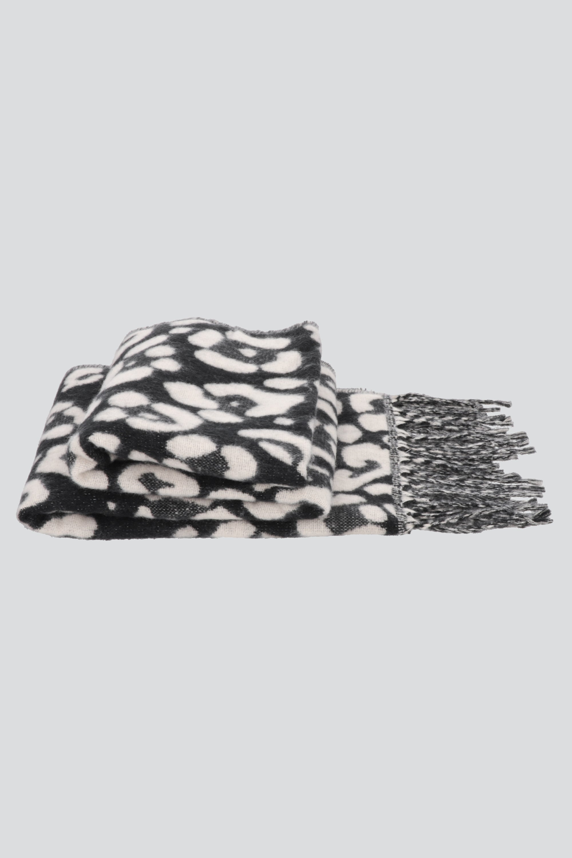 Bufanda animal print NEGRO