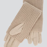 Guantes manga tejida