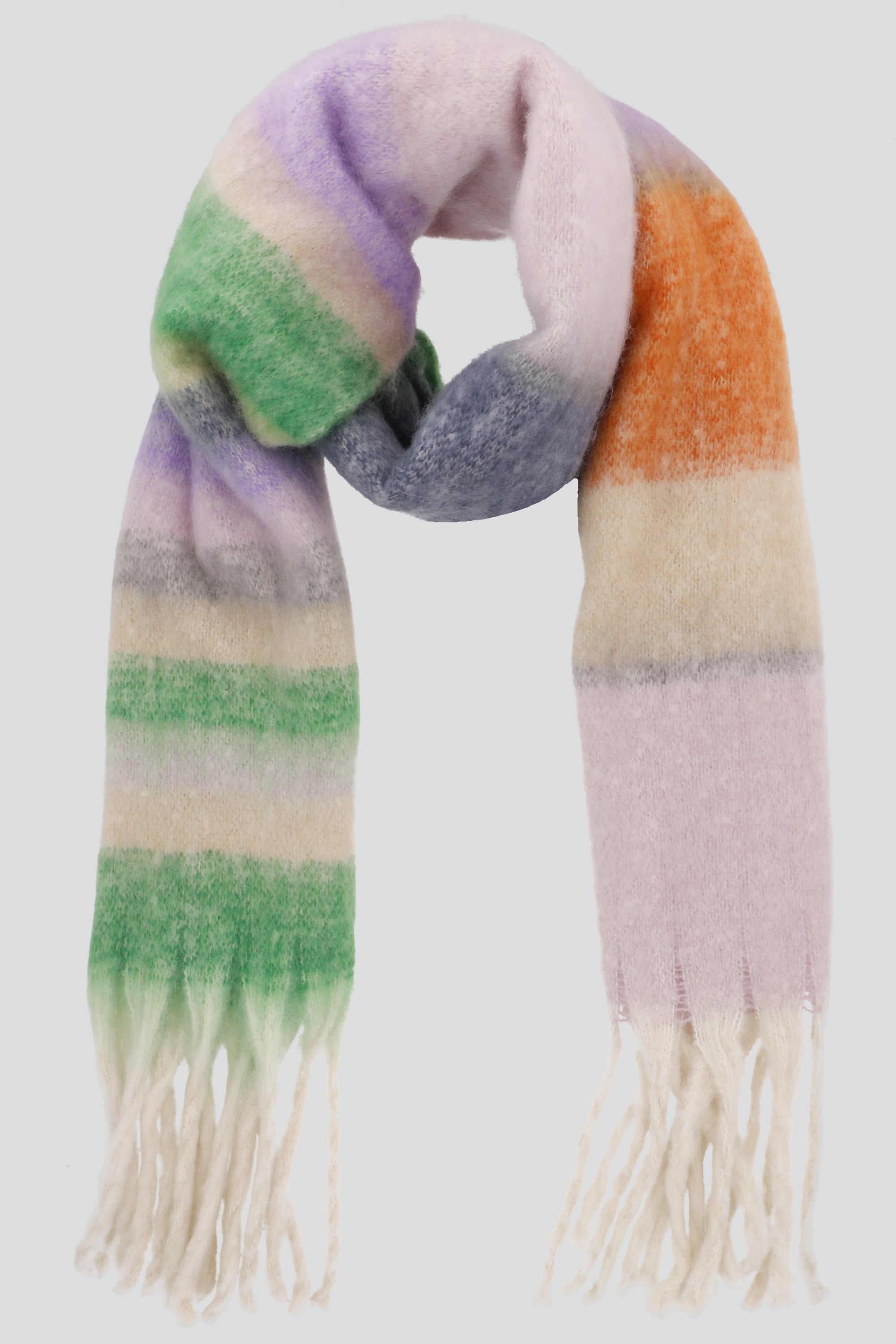 Bufanda multicolores MORADO