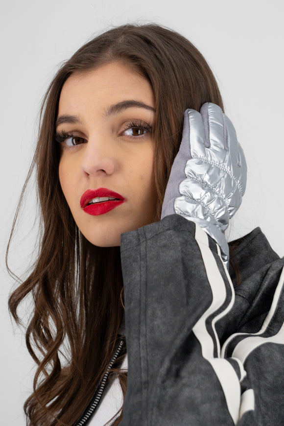 Guantes capitonado metalico