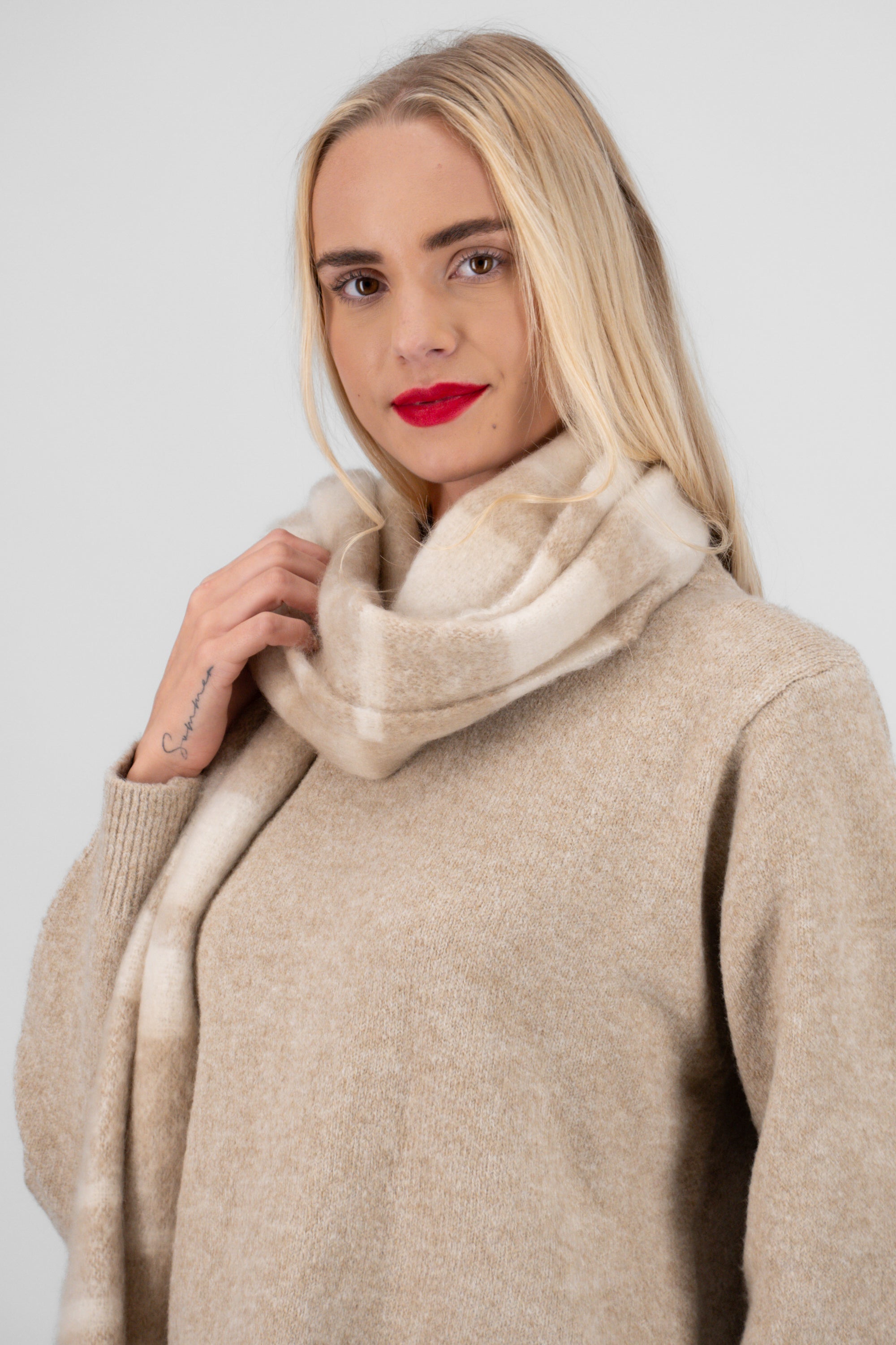 Bufanda lineas tamaños CAFE