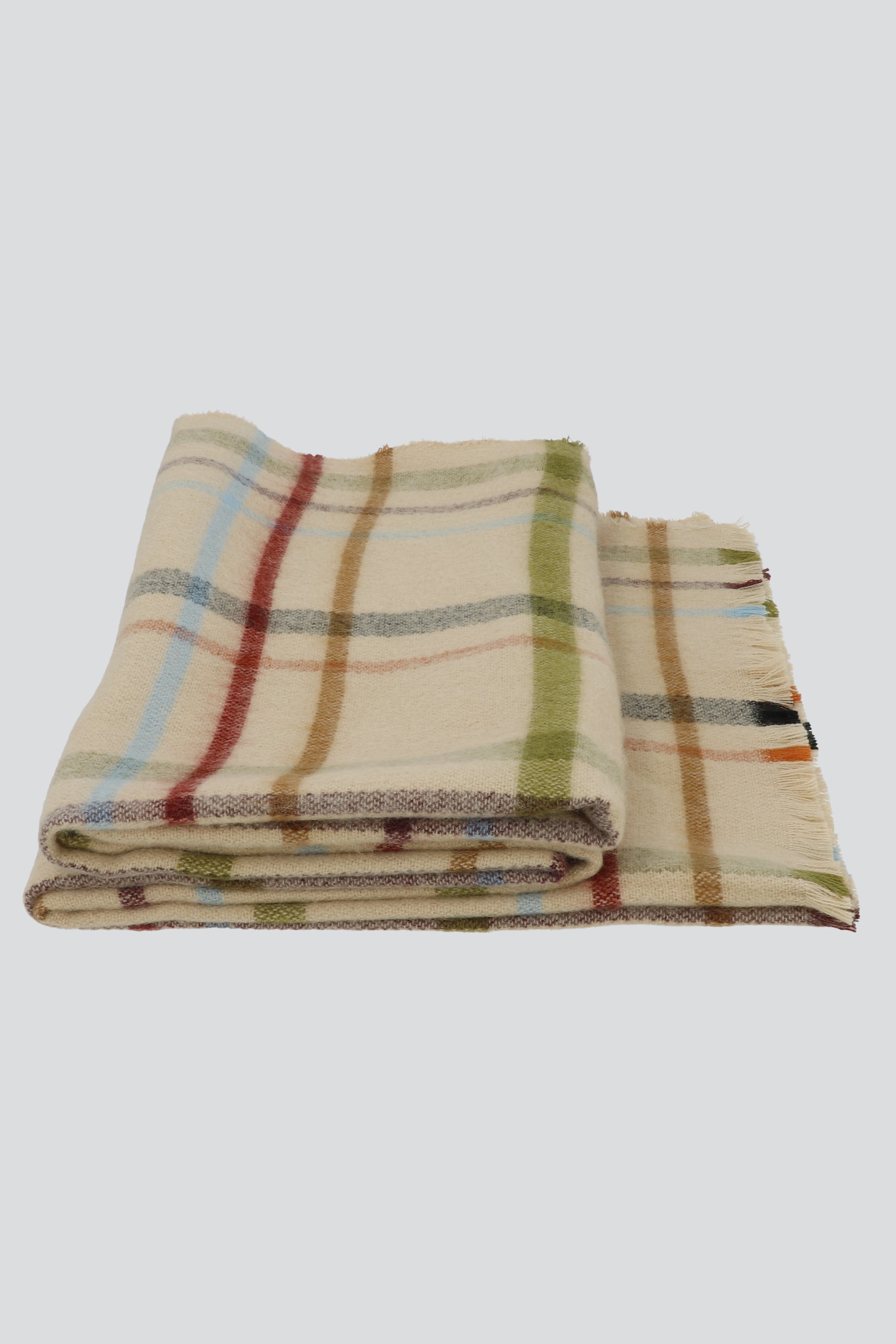 Bufanda cuadros colores BEIGE
