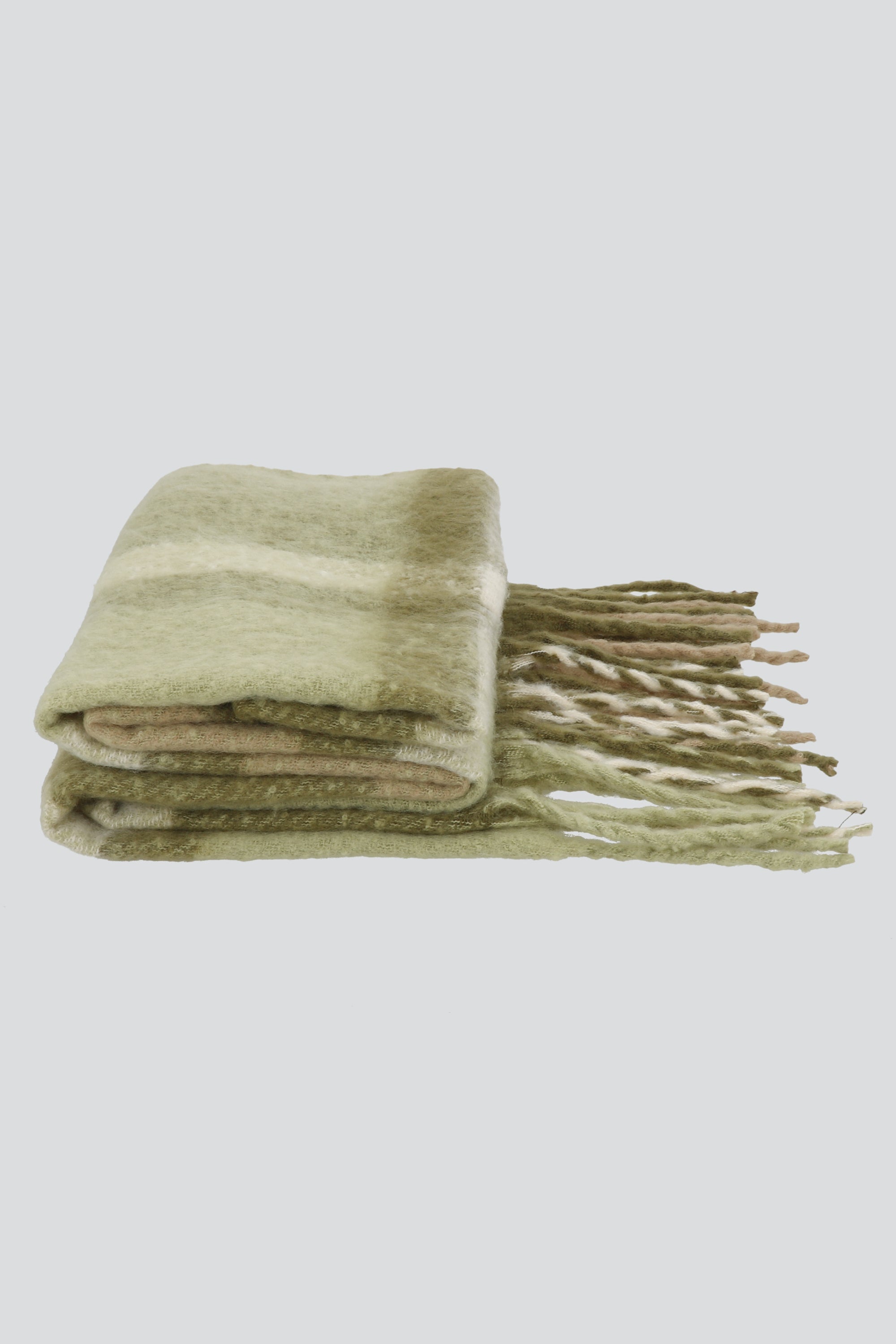 Bufanda cuadros terreos VERDE