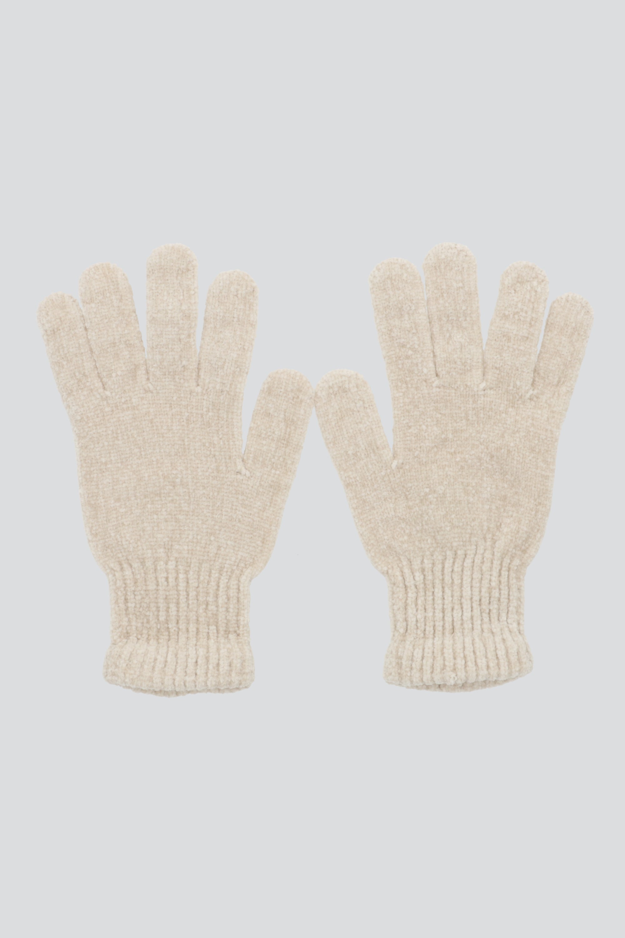 Guantes sencillos tejidos BLANCO