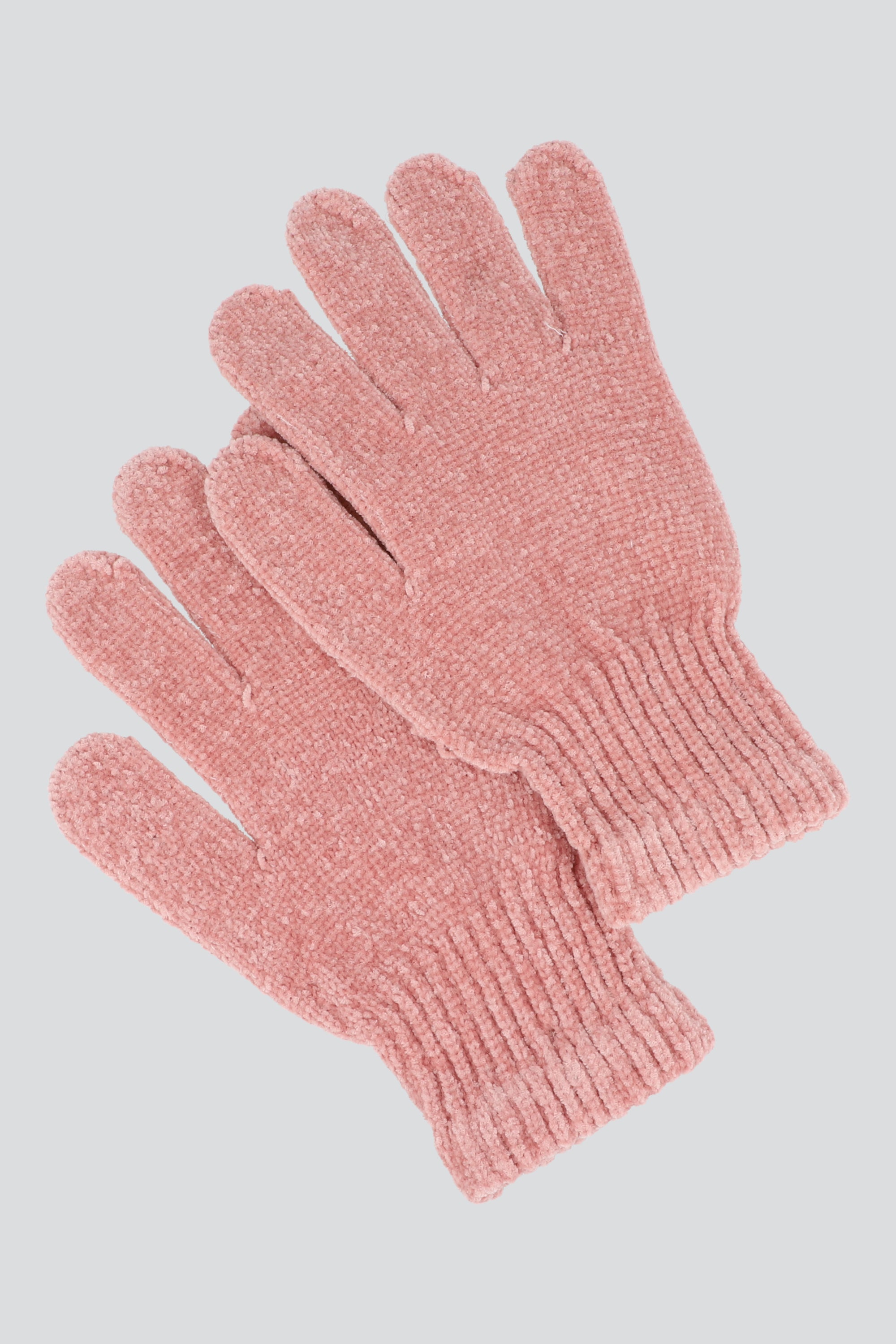 Guantes sencillos tejidos ROSA