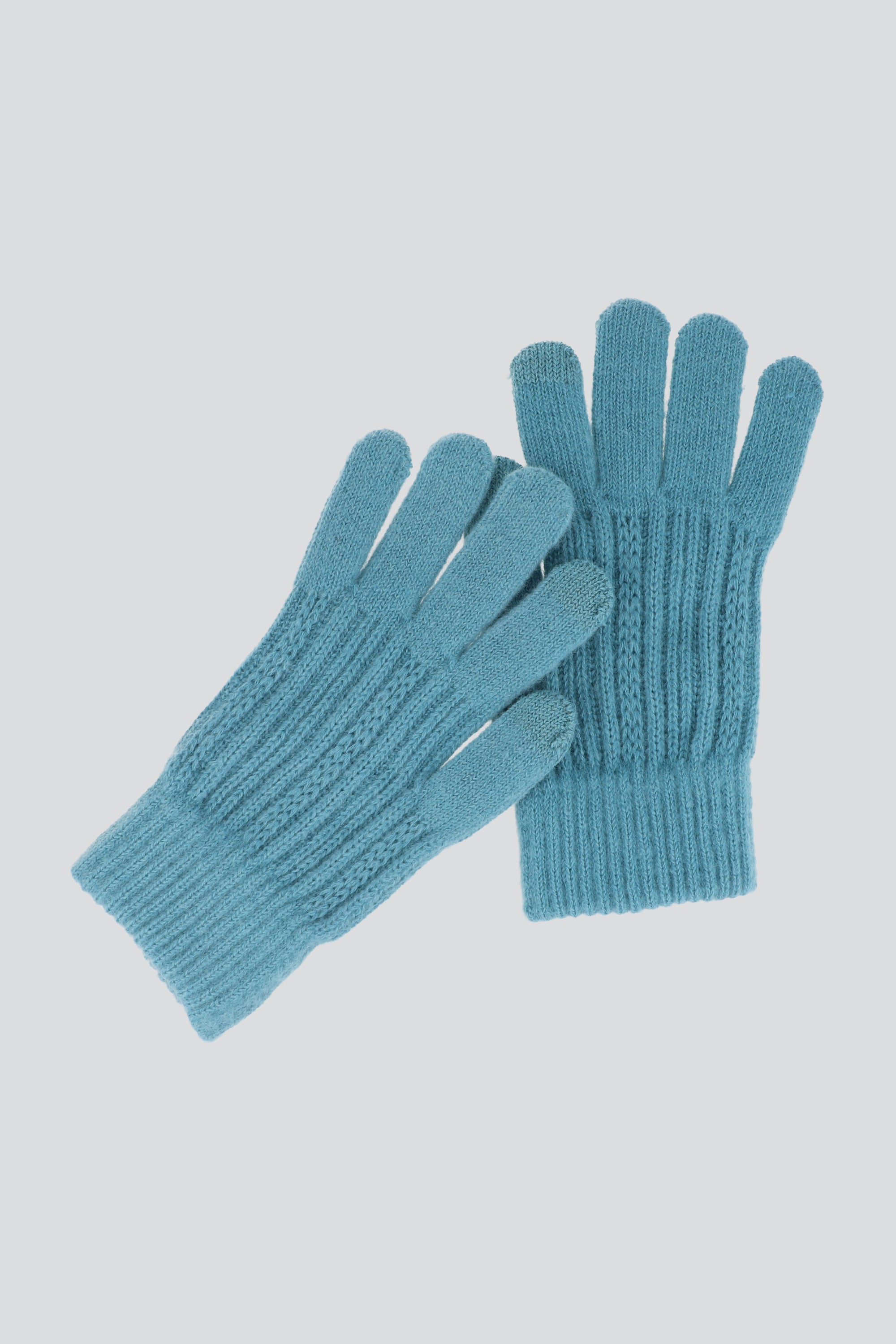 Guantes lineas trenzadas AZUL