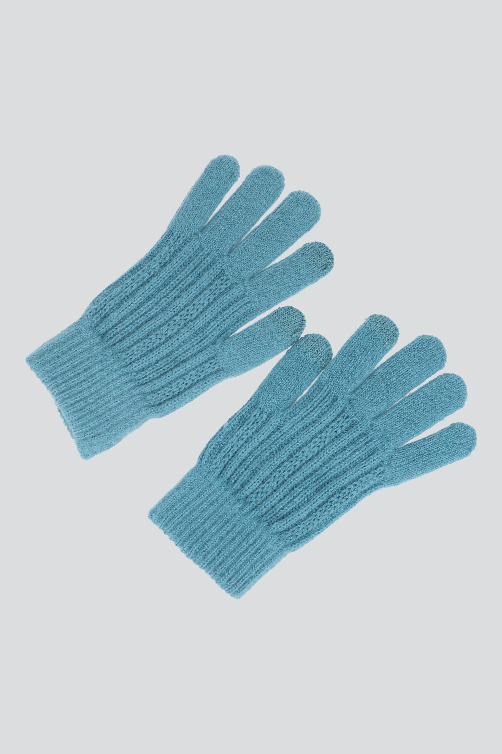 Guantes lineas trenzadas AZUL