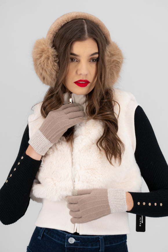 Guantes manga contraste