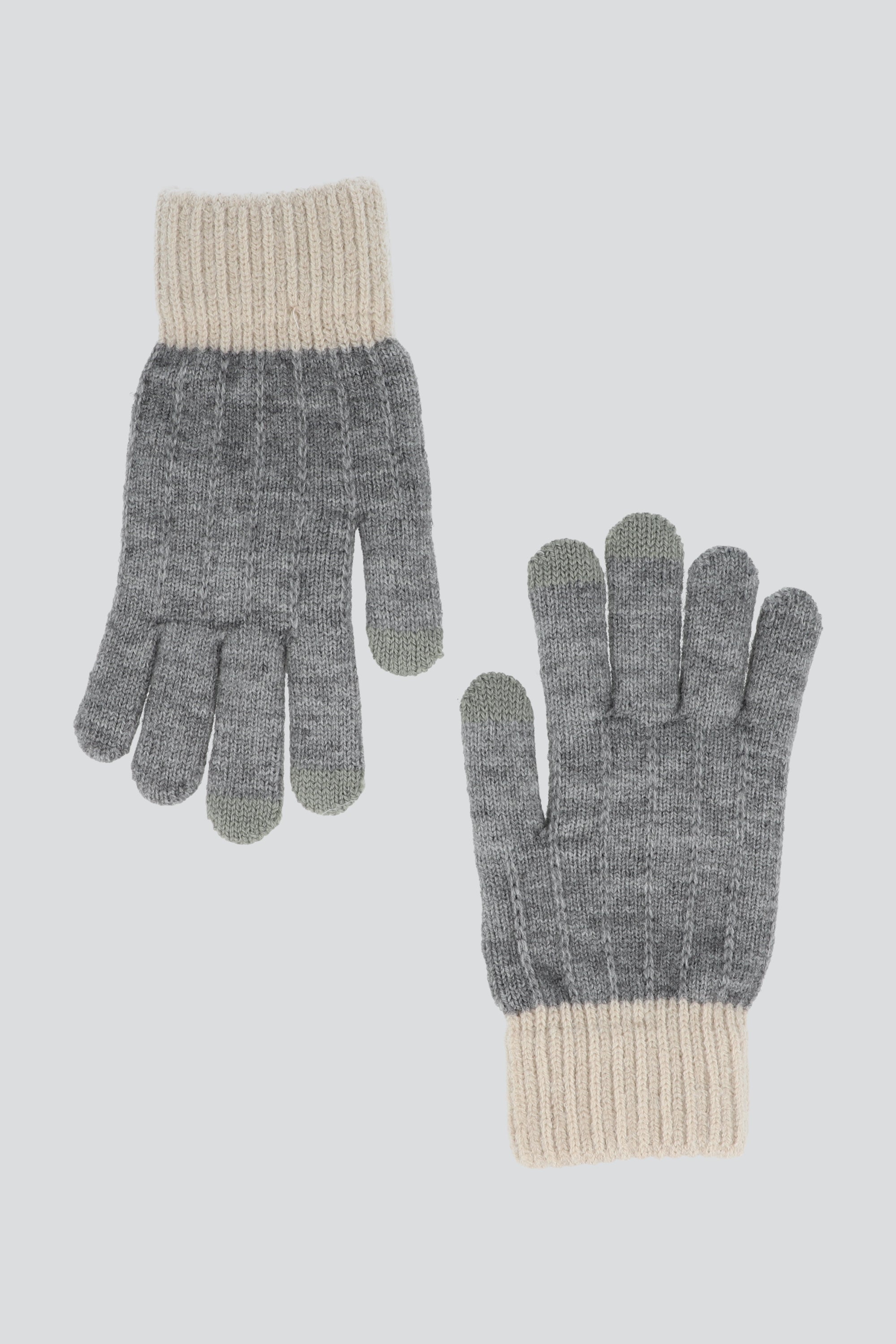 Guantes manga contraste GRIS
