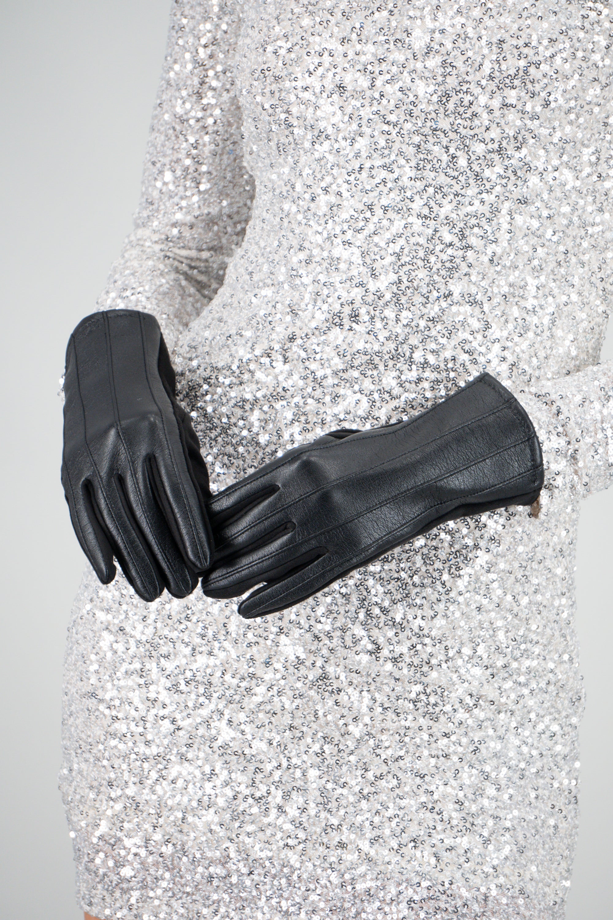 Guantes pu lineas NEGRO