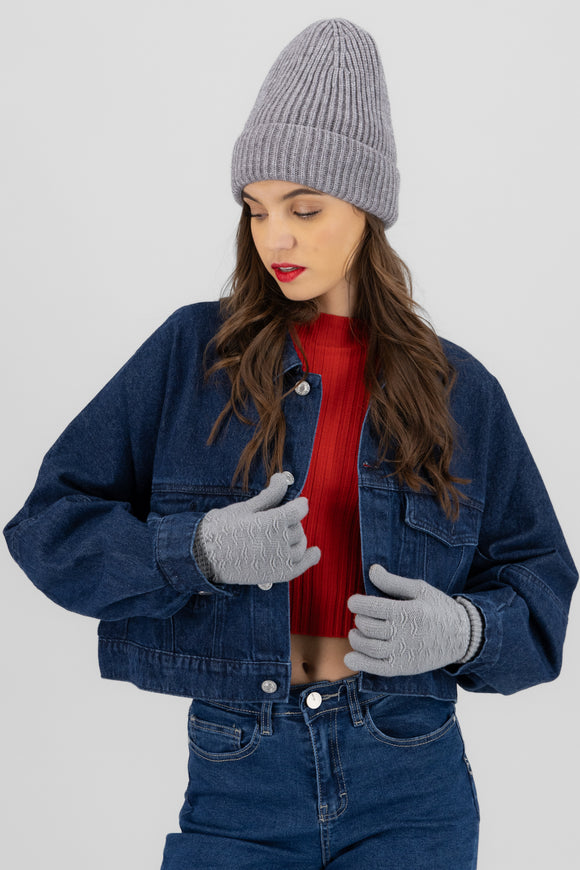 Guantes bordado formas