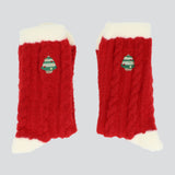 Calcetin peluche rayas