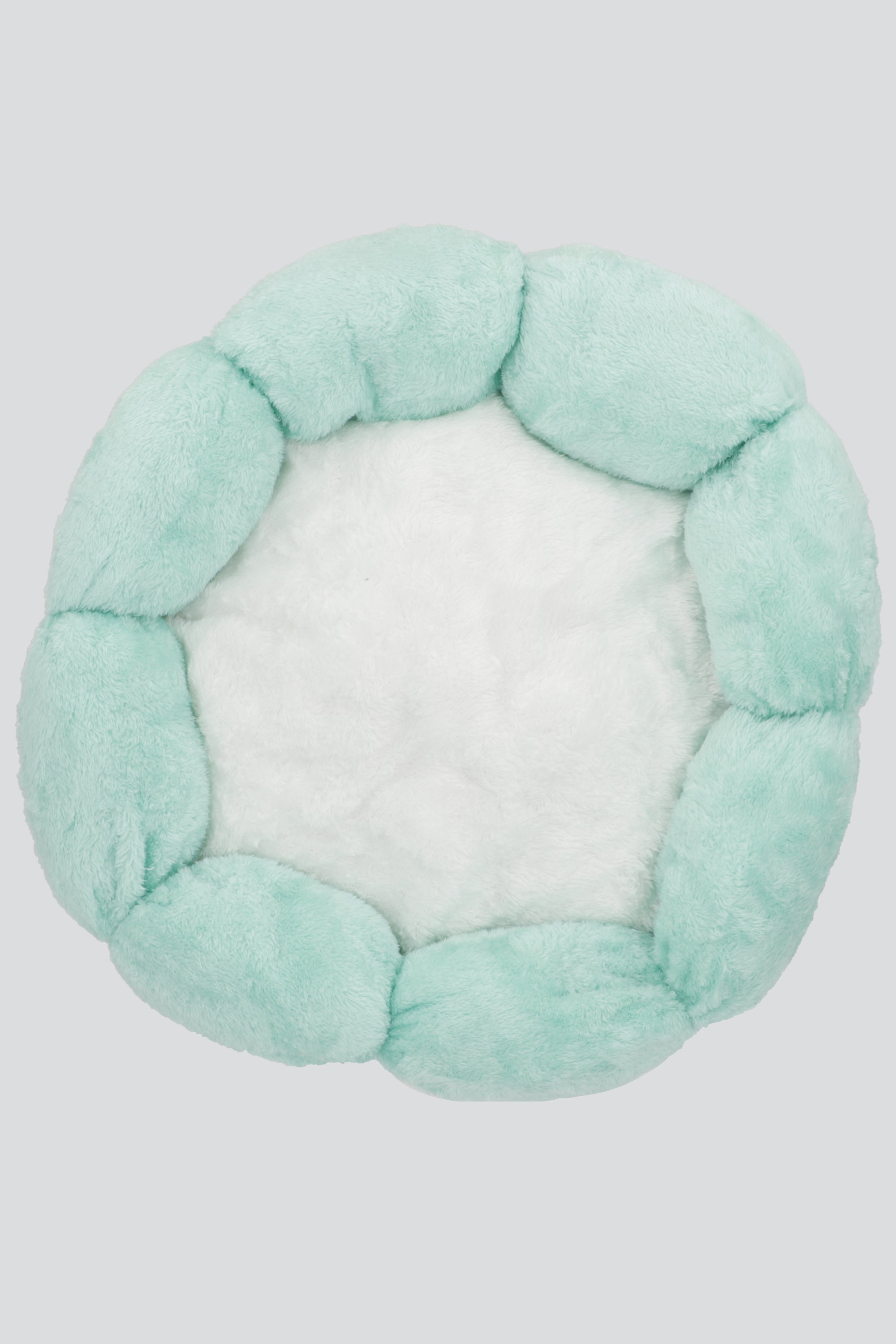 Cama mascota flor VERDE