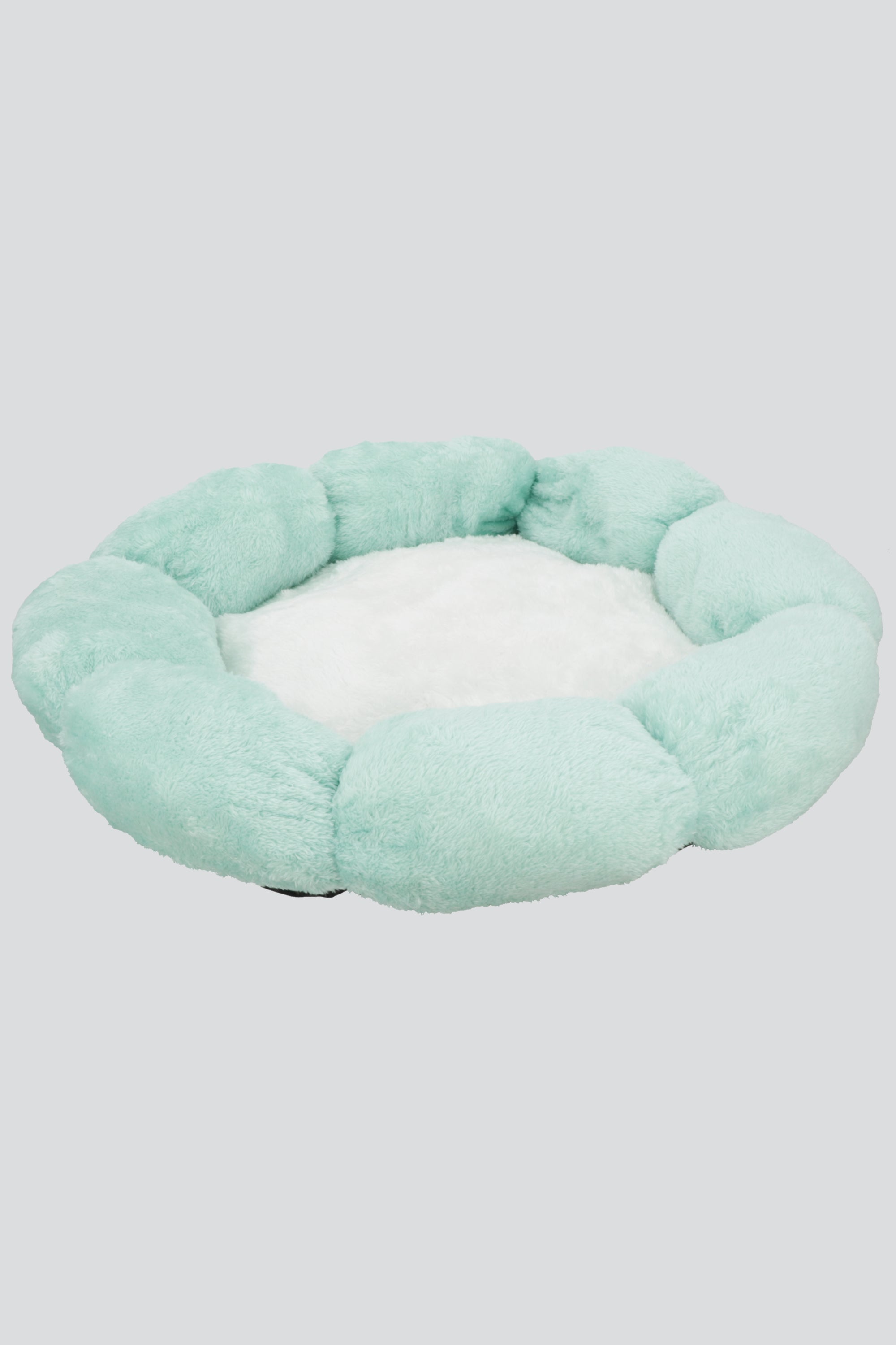 Cama mascota flor VERDE