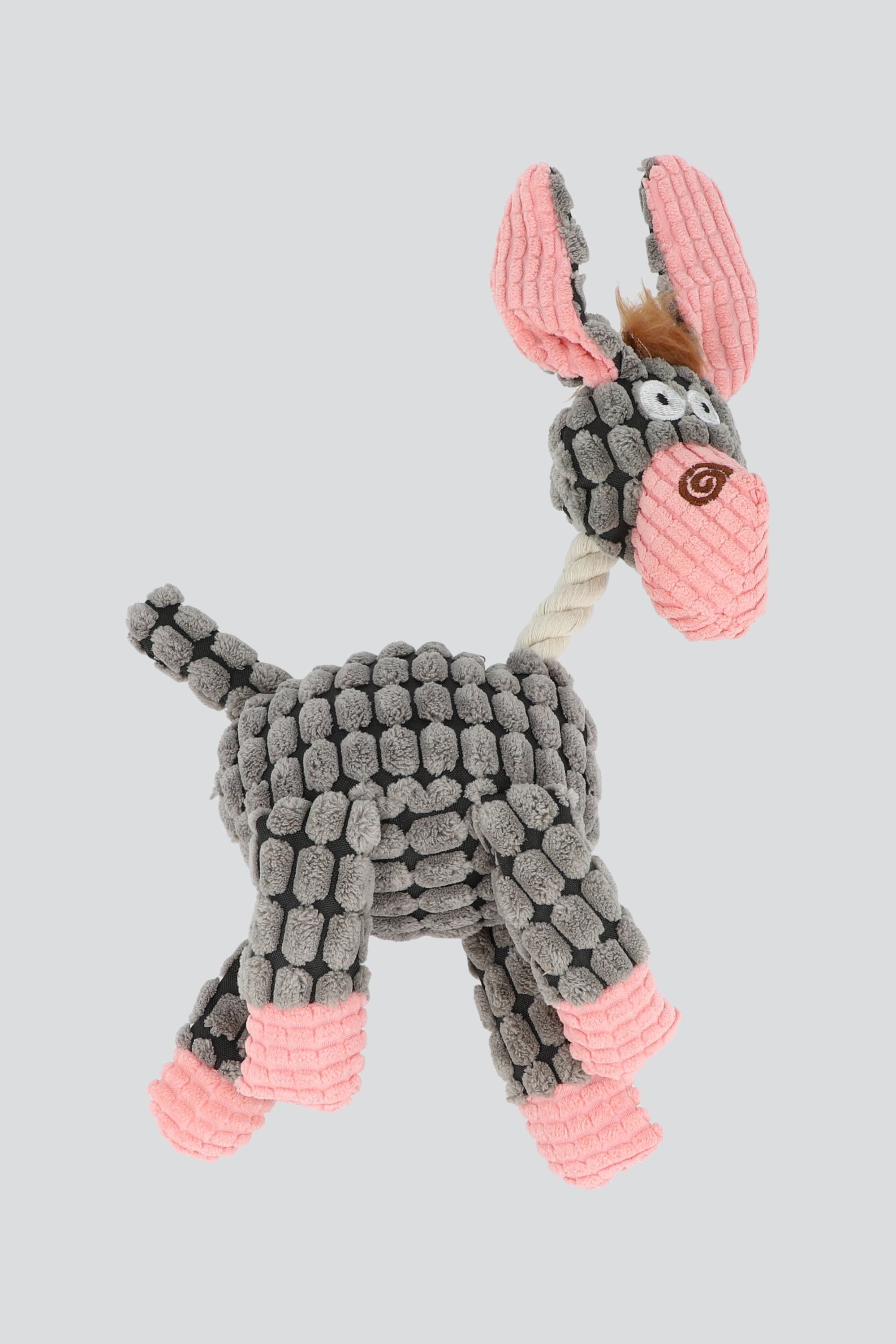 Juguete para mascota burro GRIS
