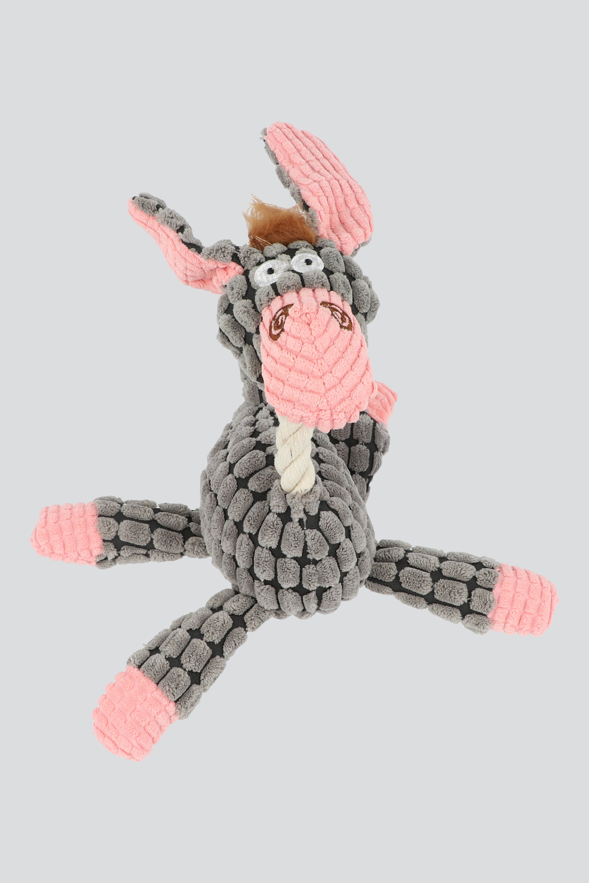 Juguete para mascota burro GRIS