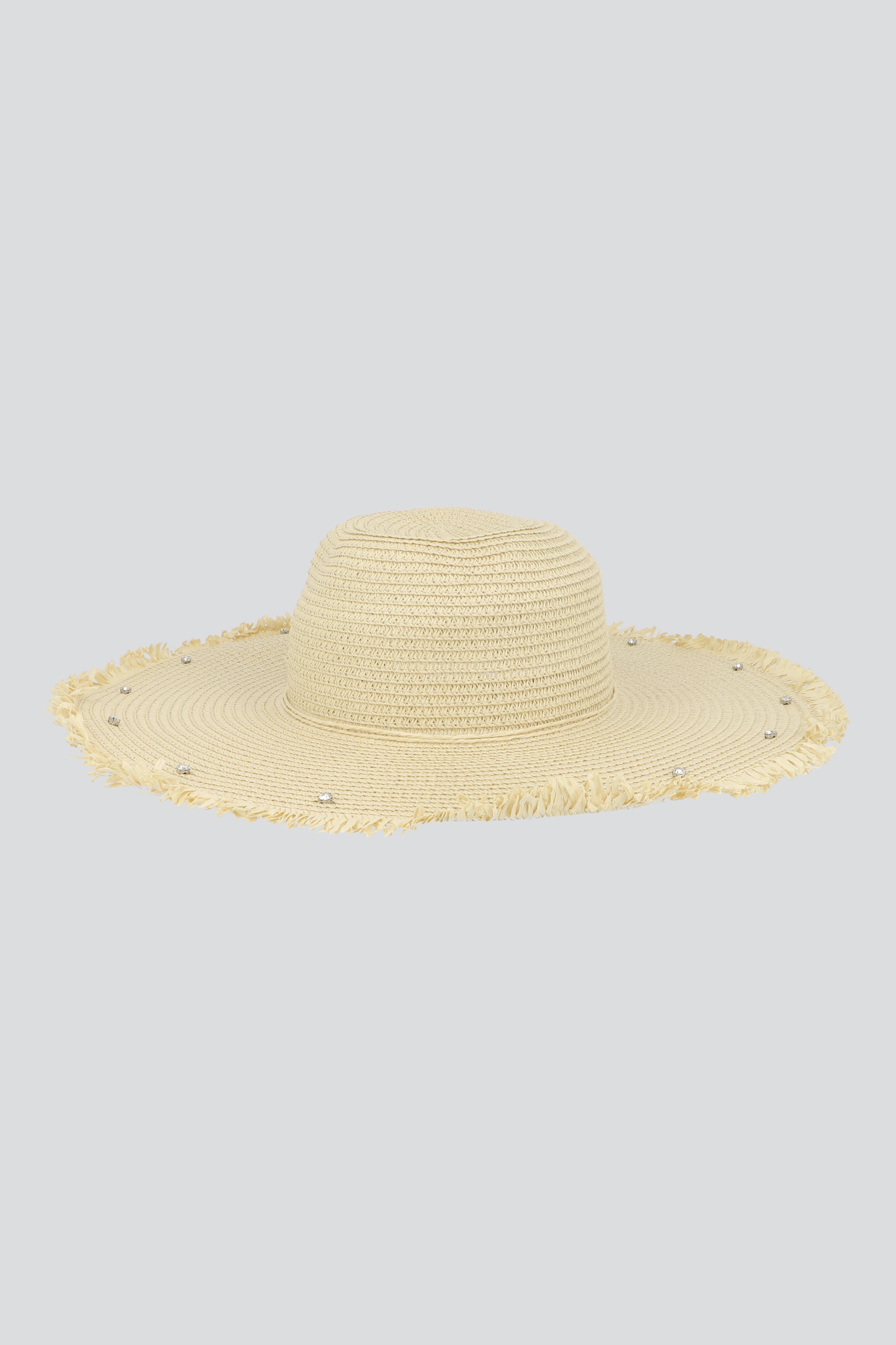 Sombrero floppy mini brillos BEIGE
