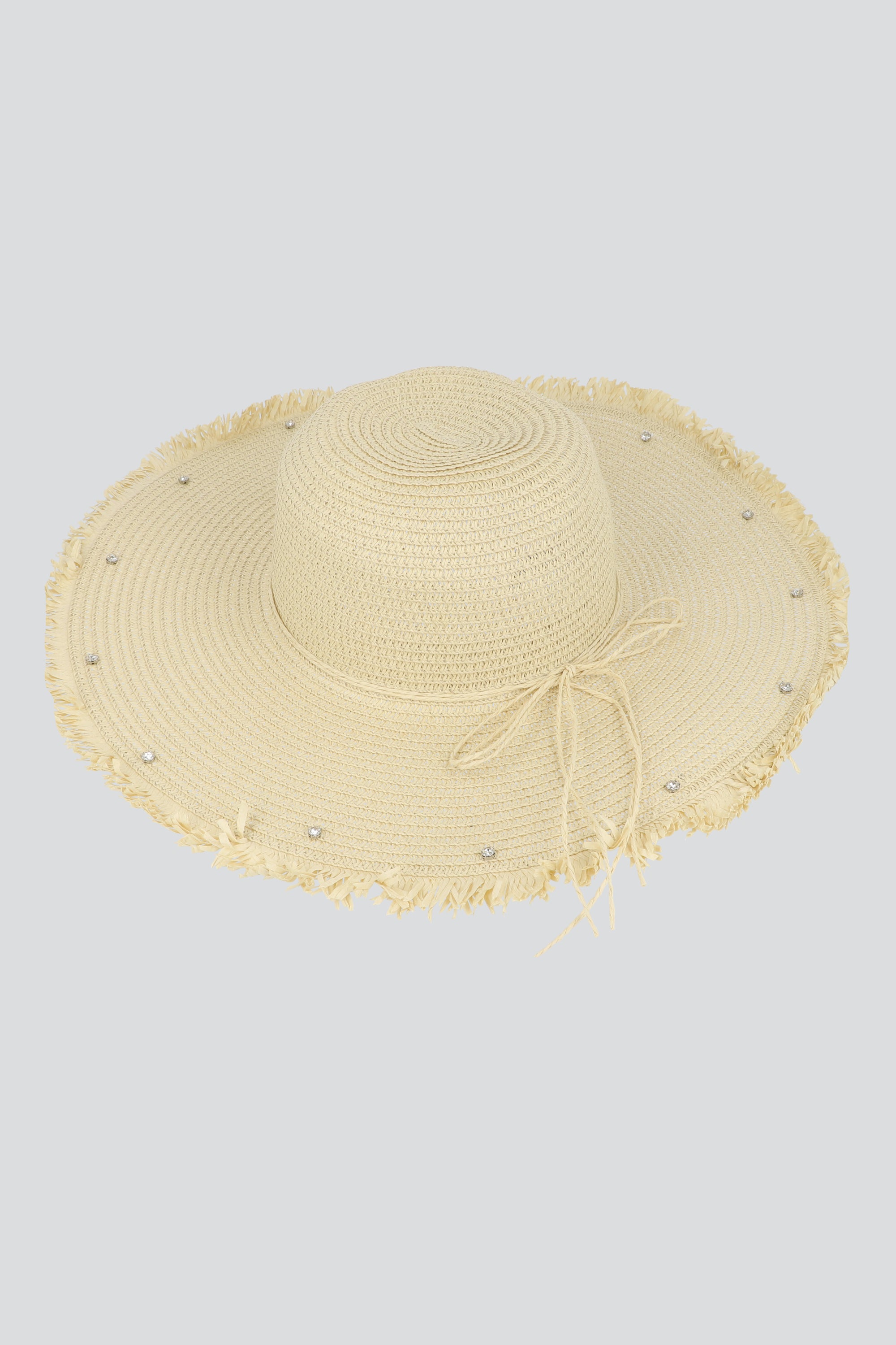 Sombrero floppy mini brillos BEIGE